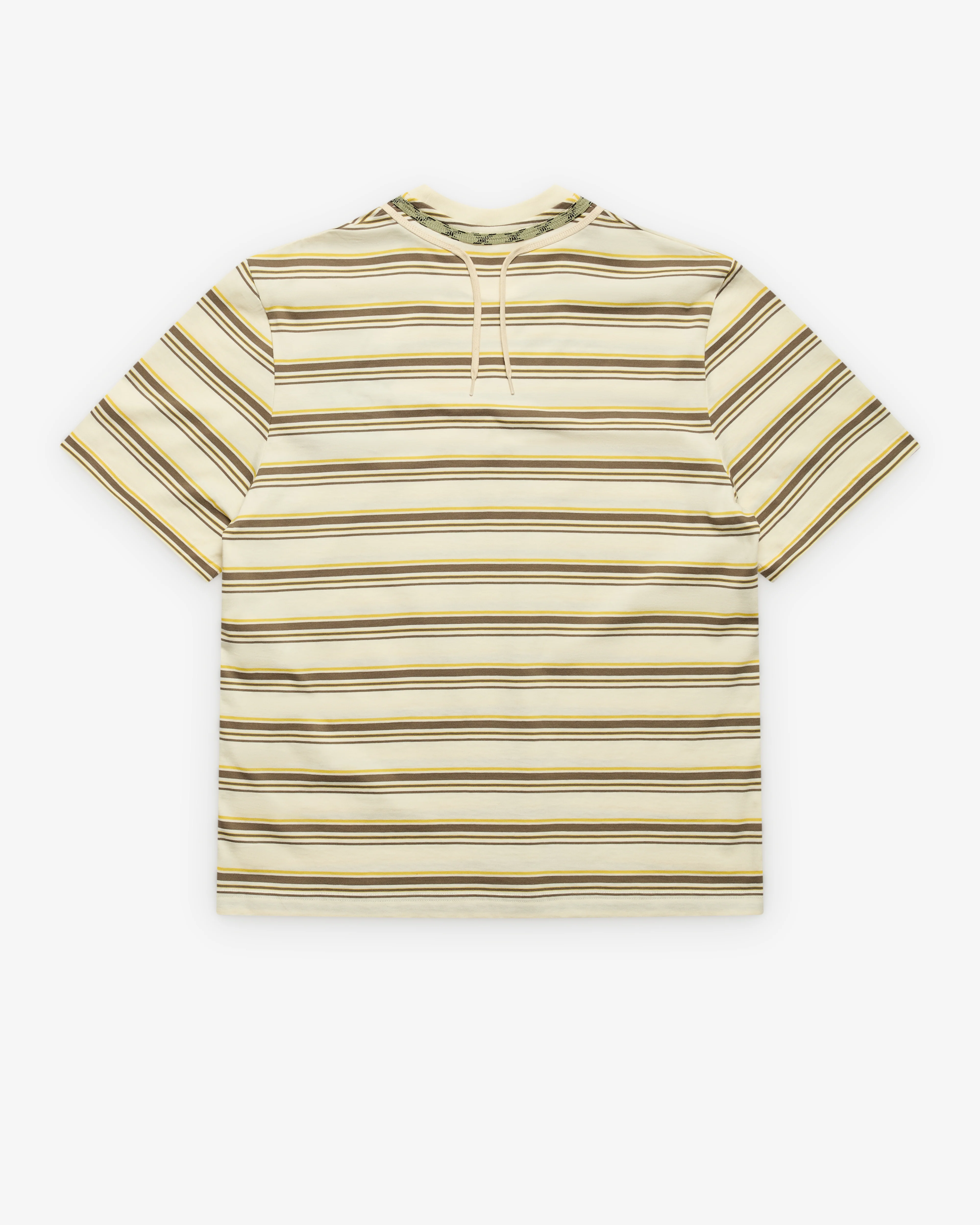 Craig Green - Men's Trek-Lace T-Shirt - (Ecru Stripe) - Image 2