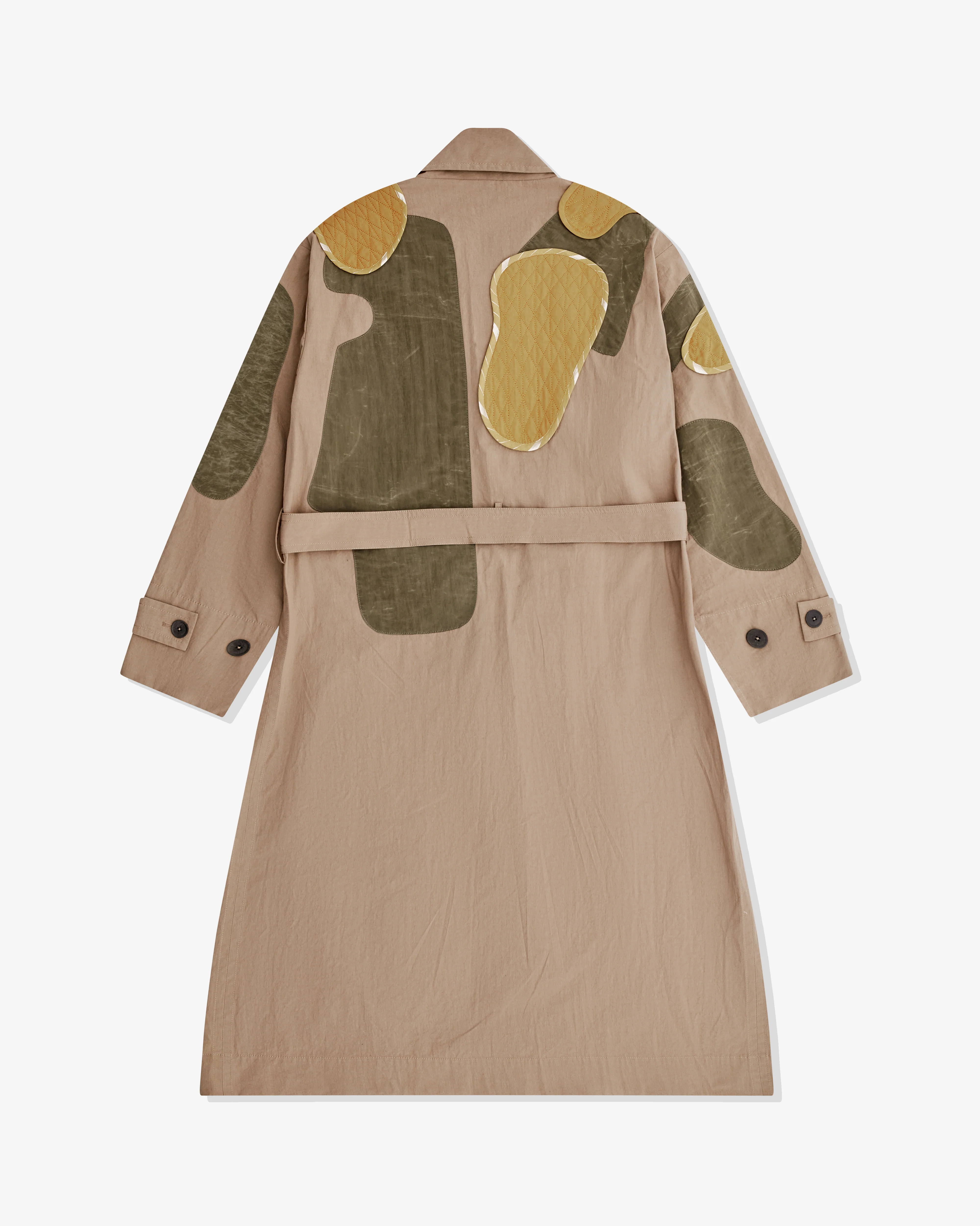 Craig Green - Men’s Utility Patch Trench Coat - (Beige) - Image 2
