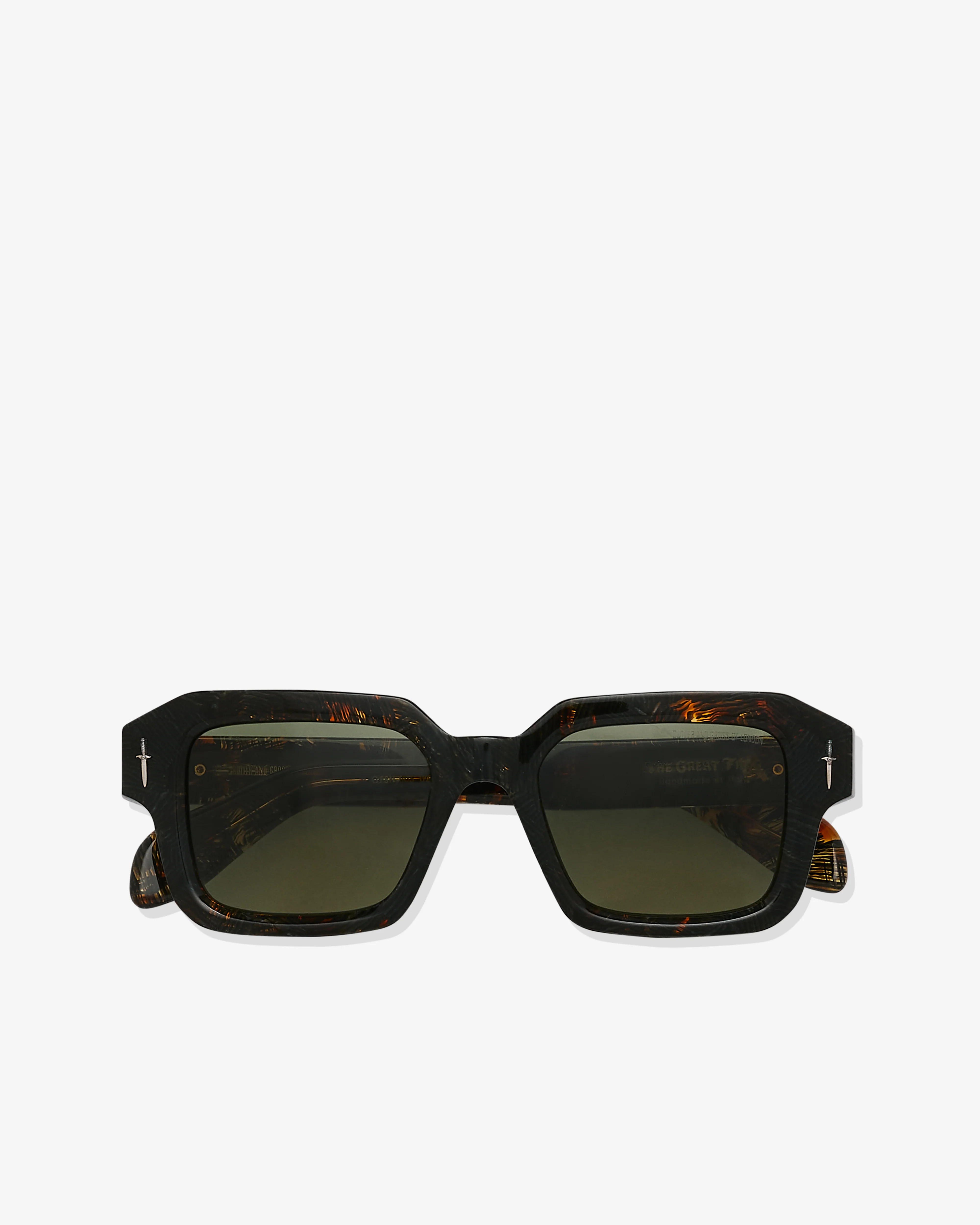 Cutler & Gross - The Great Frog Bones Link Rectangle Sunglasses - (Tortoise)