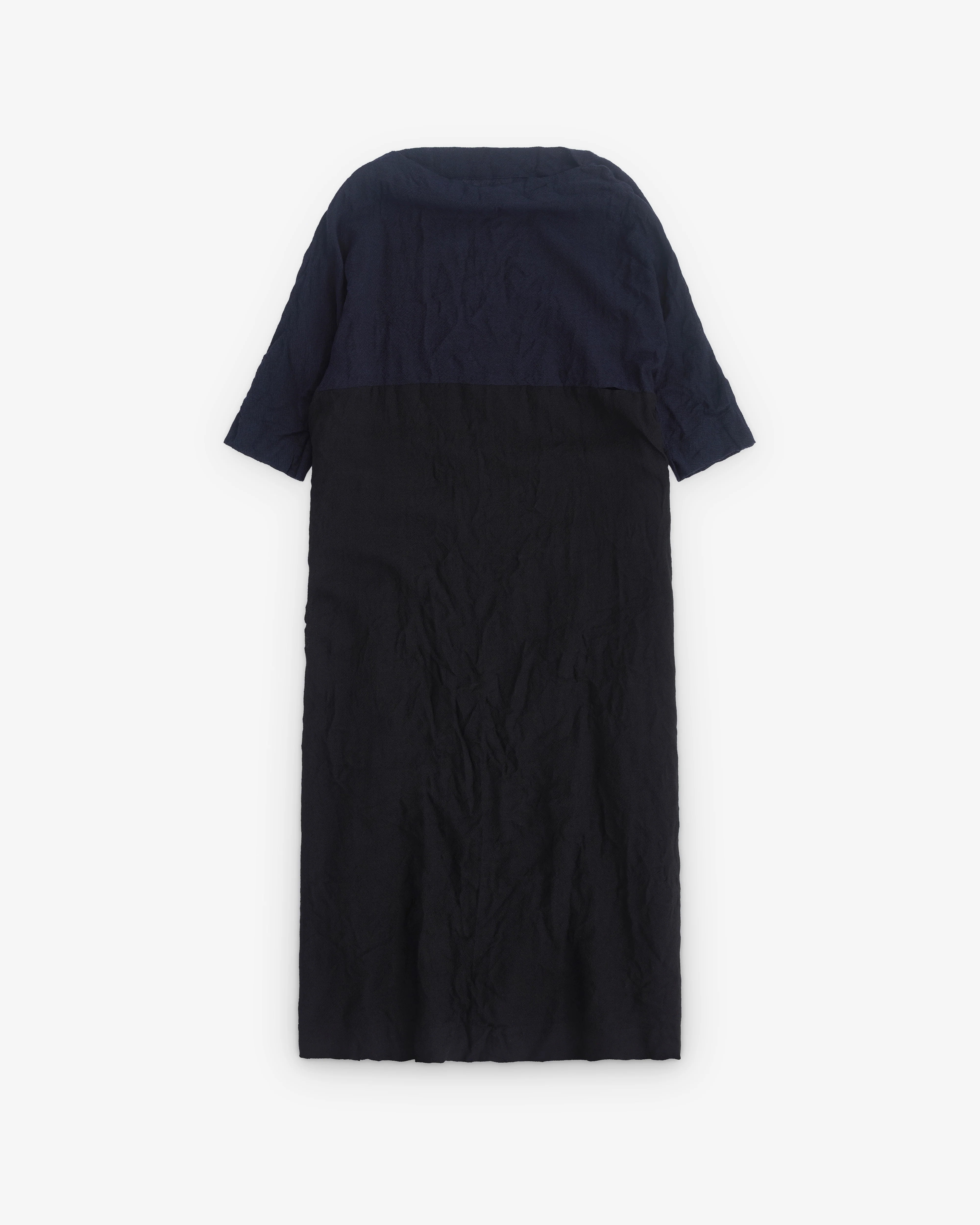 Daniela Gregis - Women’s Two Tone Column Dress - (Black/Navy)