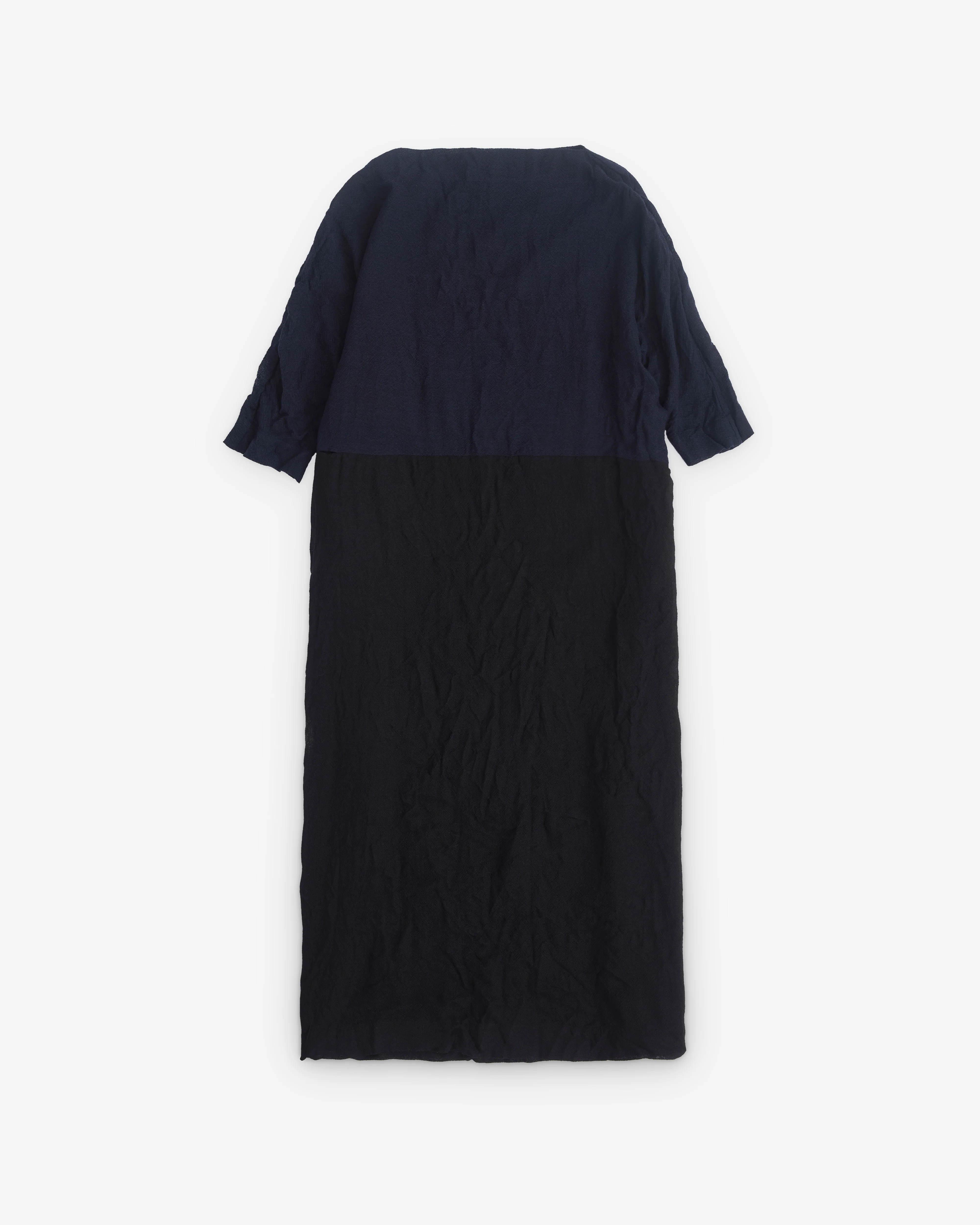 Daniela Gregis - Women’s Two Tone Column Dress - (Black/Navy) - Image 2