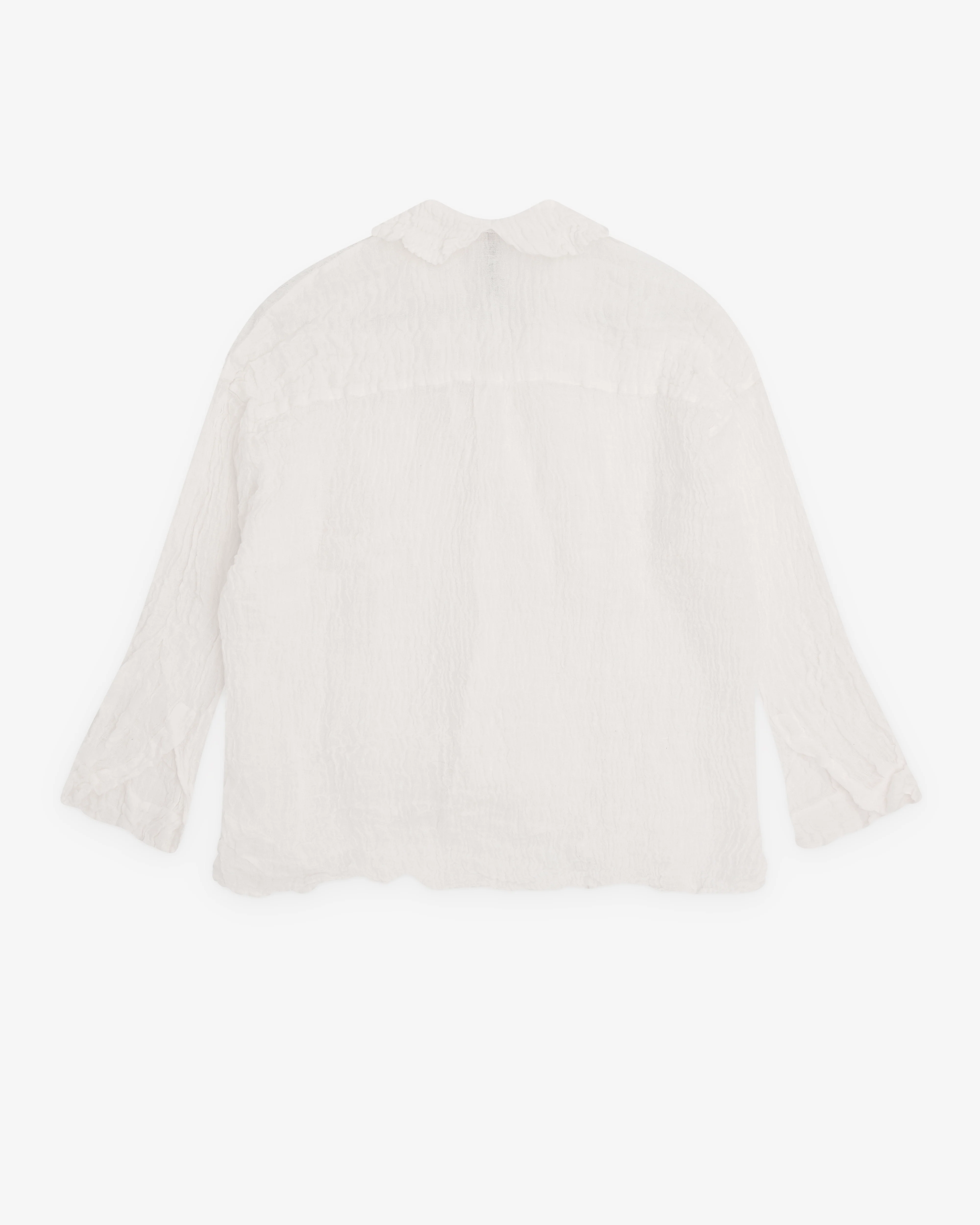 Daniela Gregis - Women’s Shawl Collar Shirt - (White) - Image 2