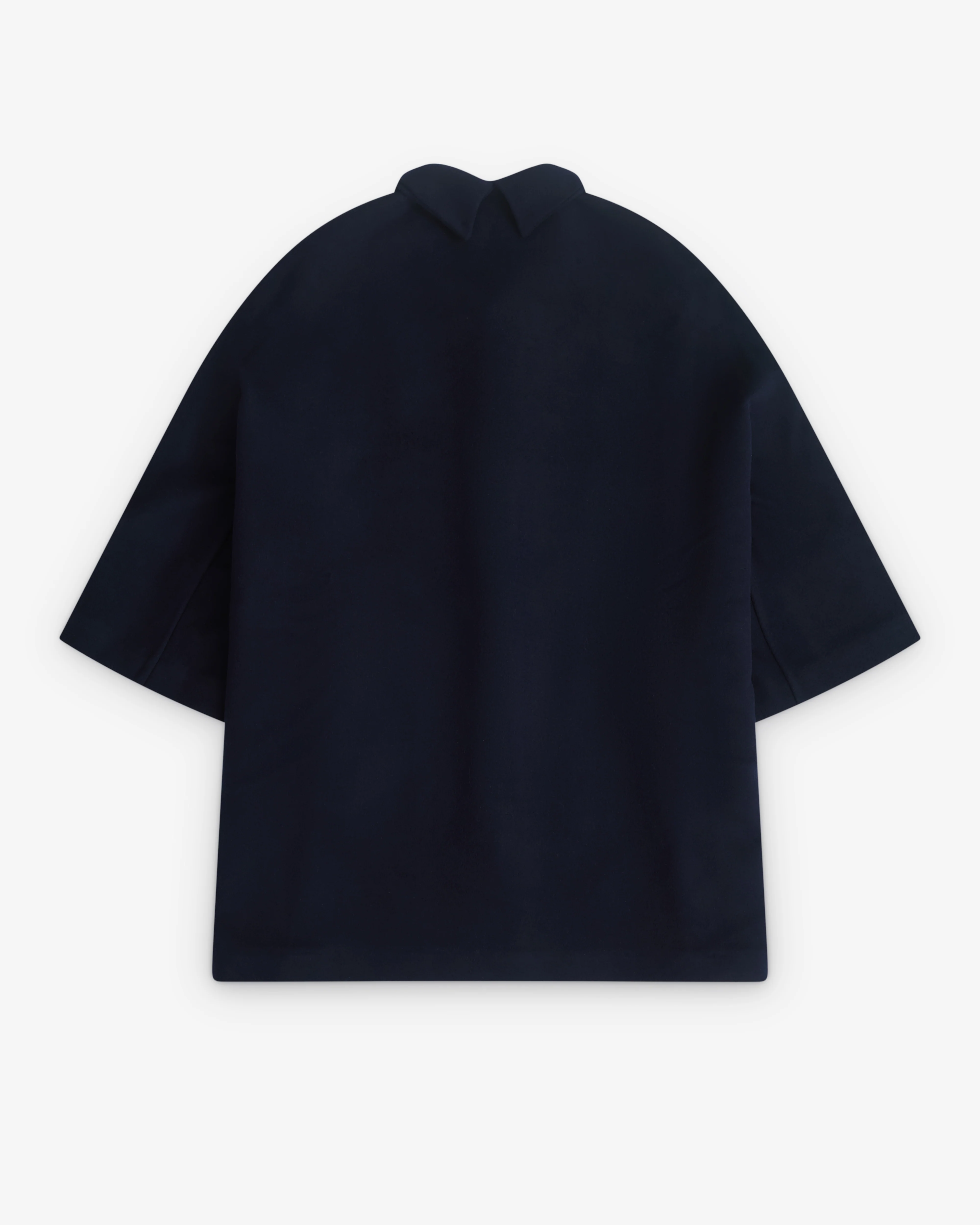 Daniela Gregis - Women’s Raglan Sleeve Coat Papave - (Navy) - Image 2