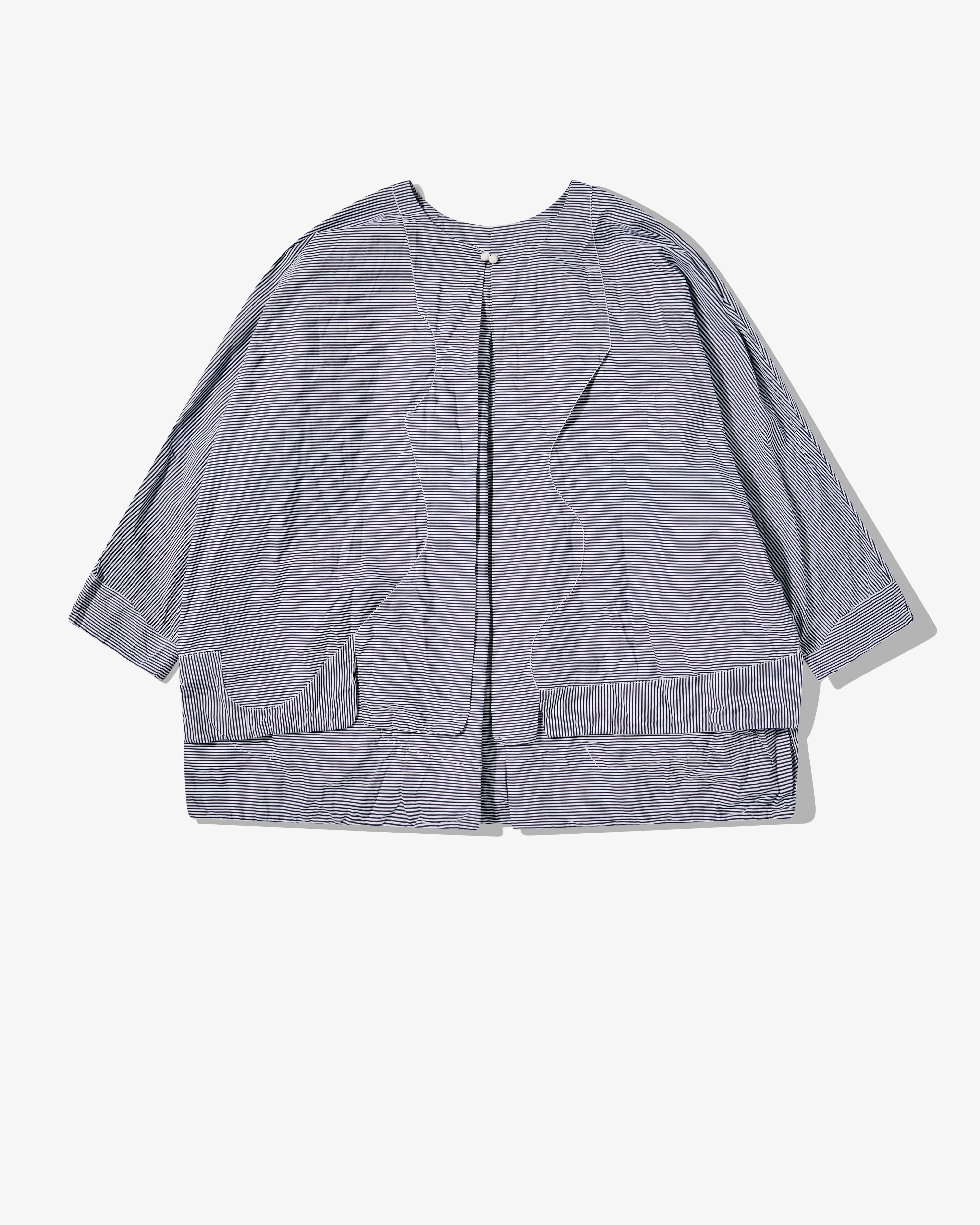 Daniela Gregis - Women’s Striped Jacket - (Blue/White)