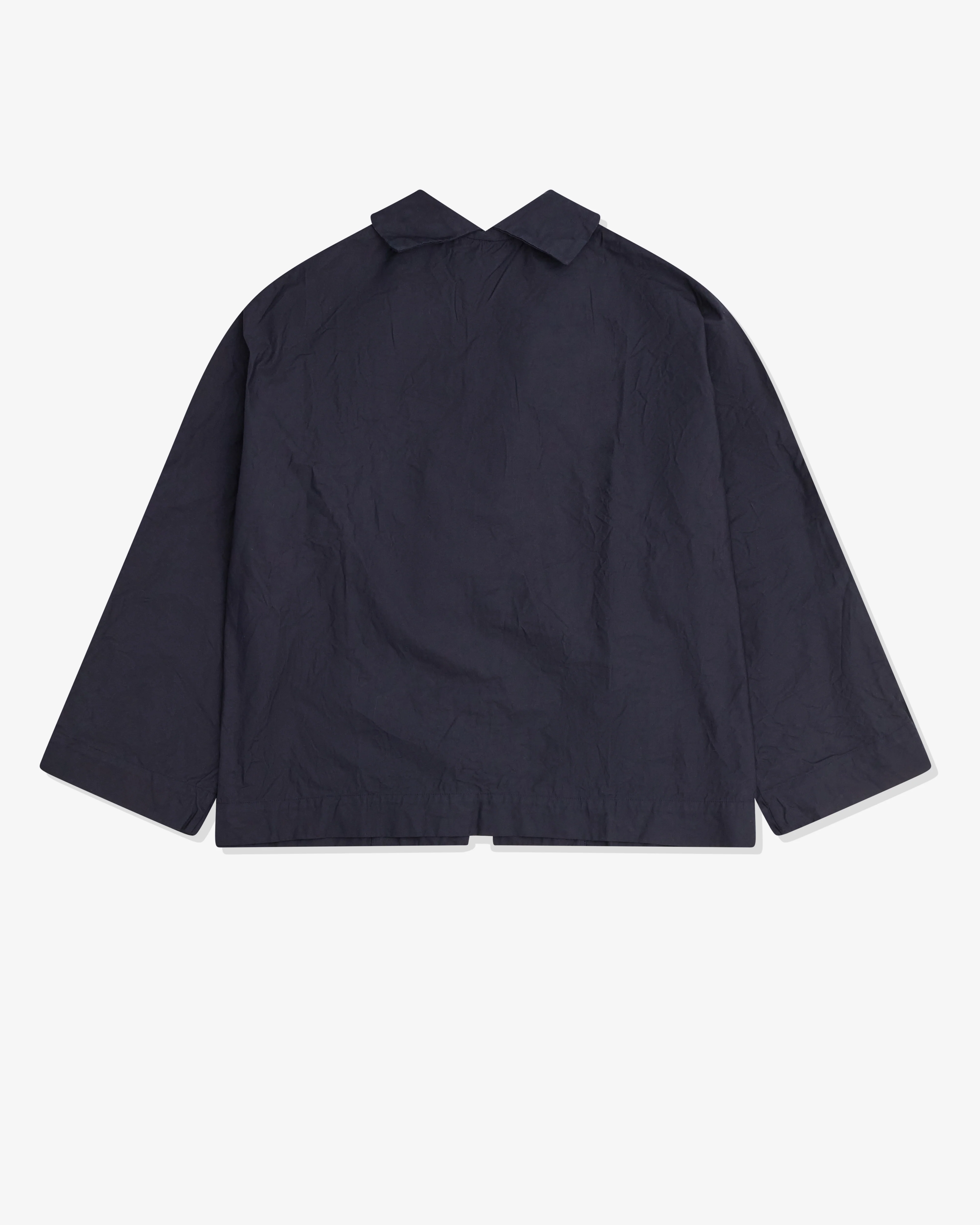 Daniela Gregis - Women’s Cotton Boxy Jacket - (Navy) - Image 2