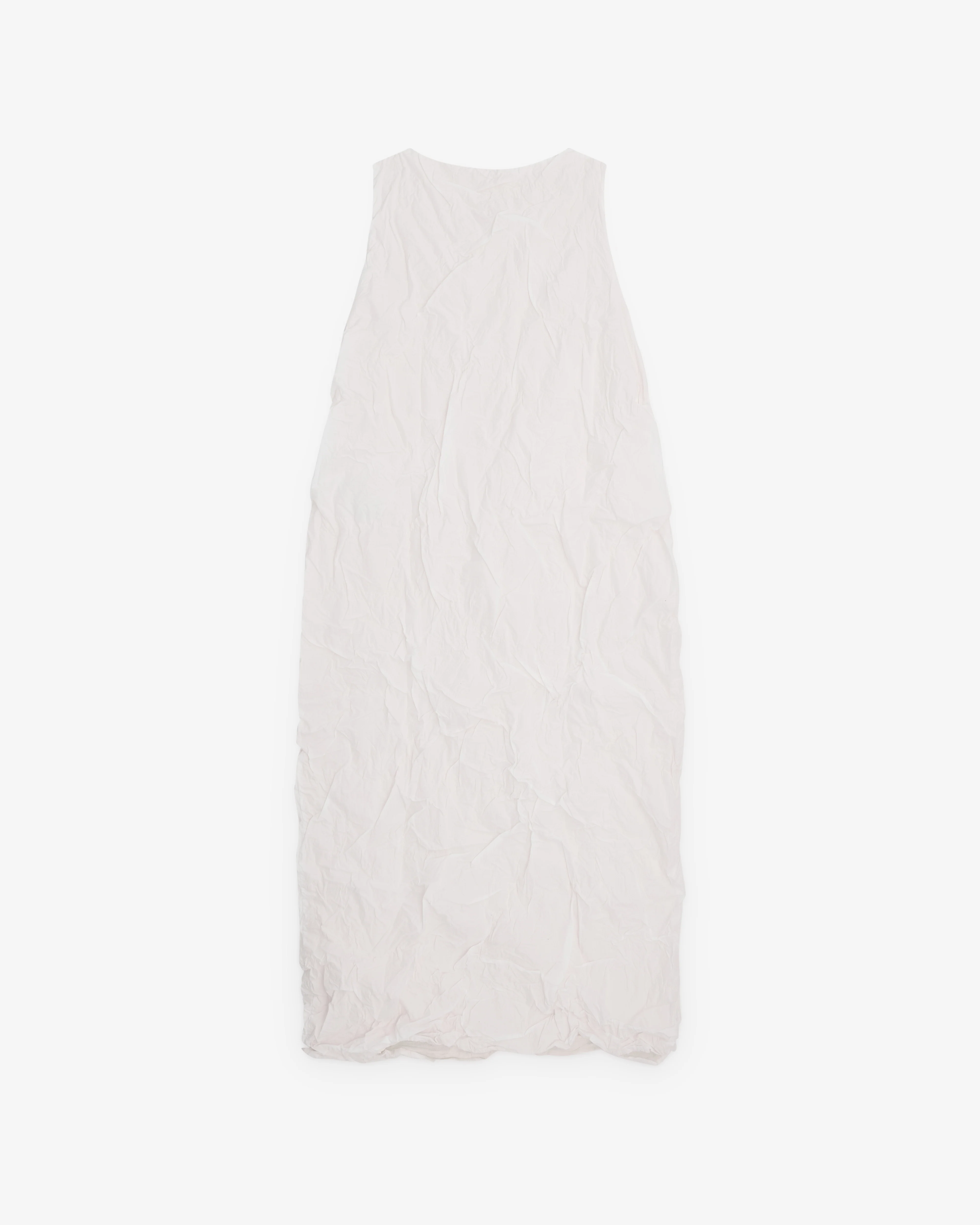 Daniela Gregis - Women’s Washed Cotton Sleeveless Dress - (White) - Image 2