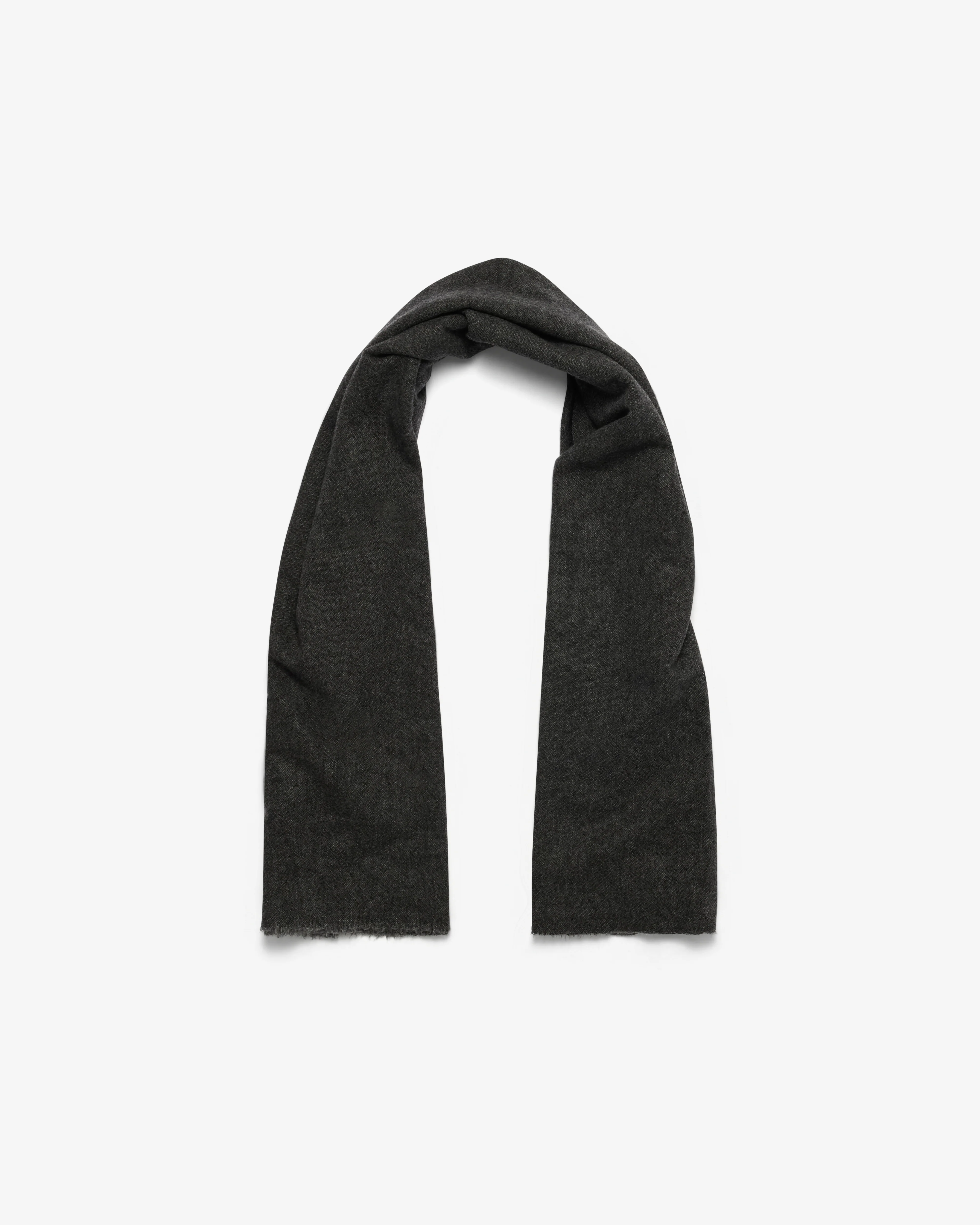 Daniela Gregis - Women's Cashmere Shawl - (Charcoal) - Image 2