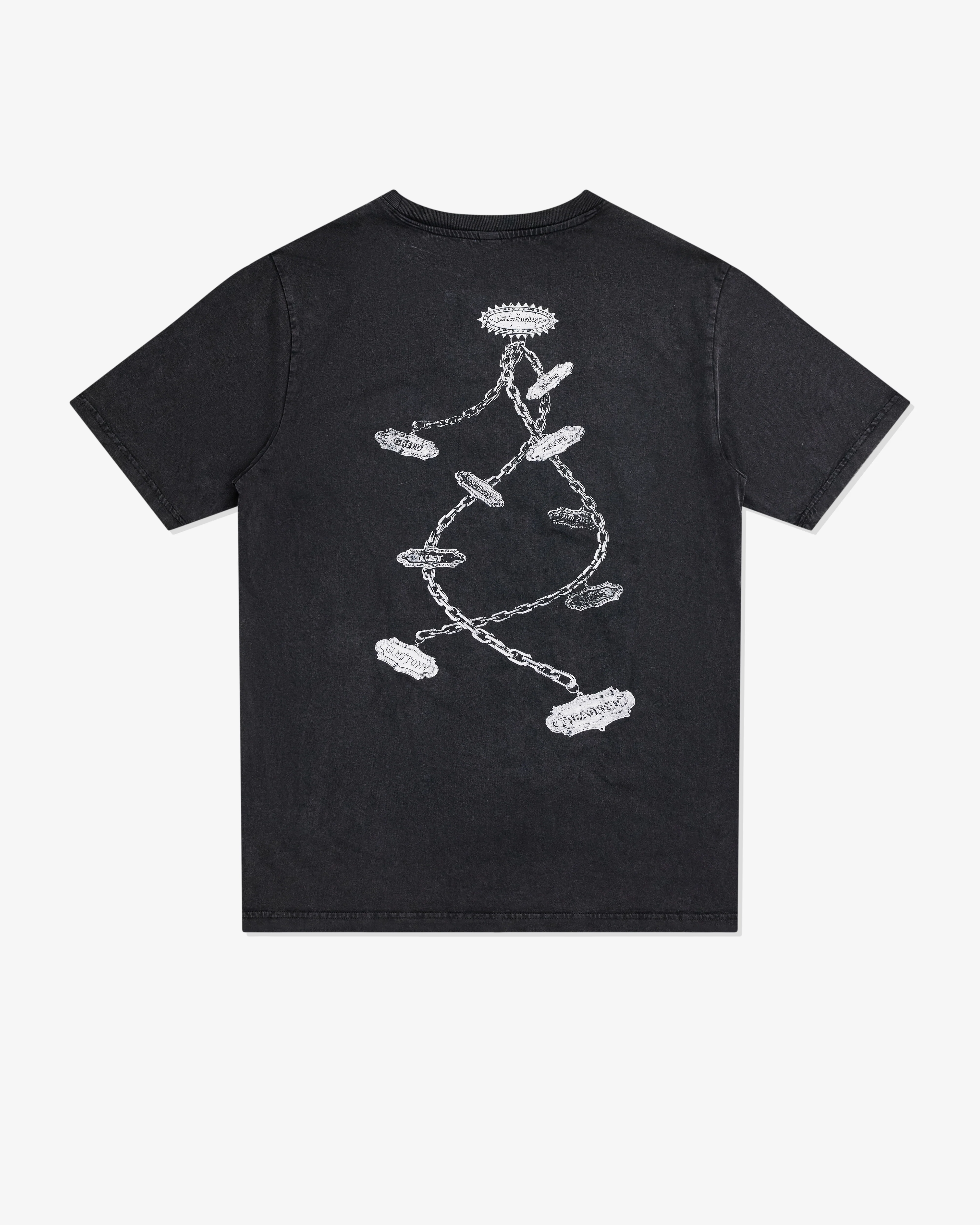 Deathmask - Men's Dante 9 Circles Of Hell Tour T-Shirt - (Black) - Image 2