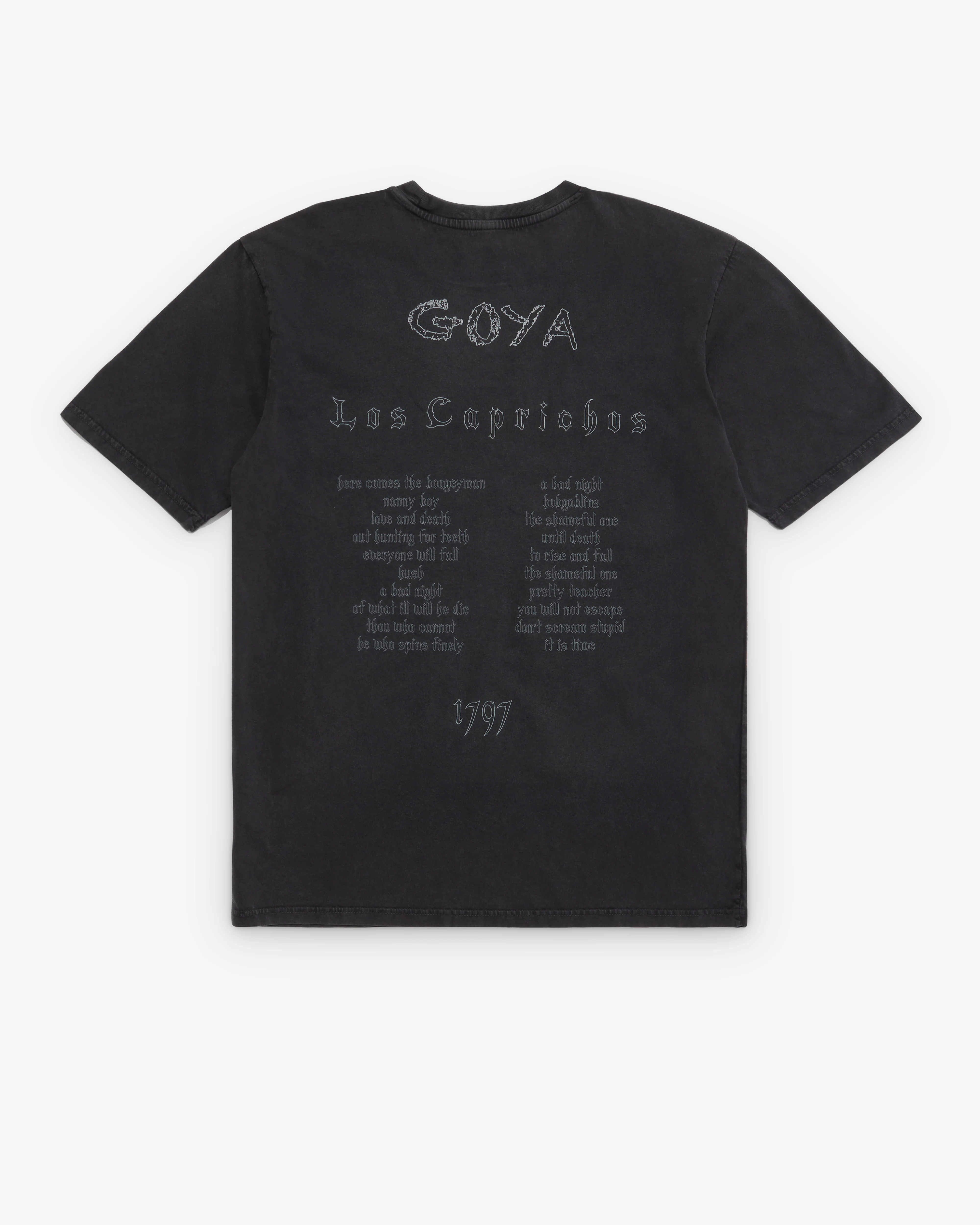 Deathmask - Men's Goya Los Caprichos Tour T-Shirt - (Black) - Image 2