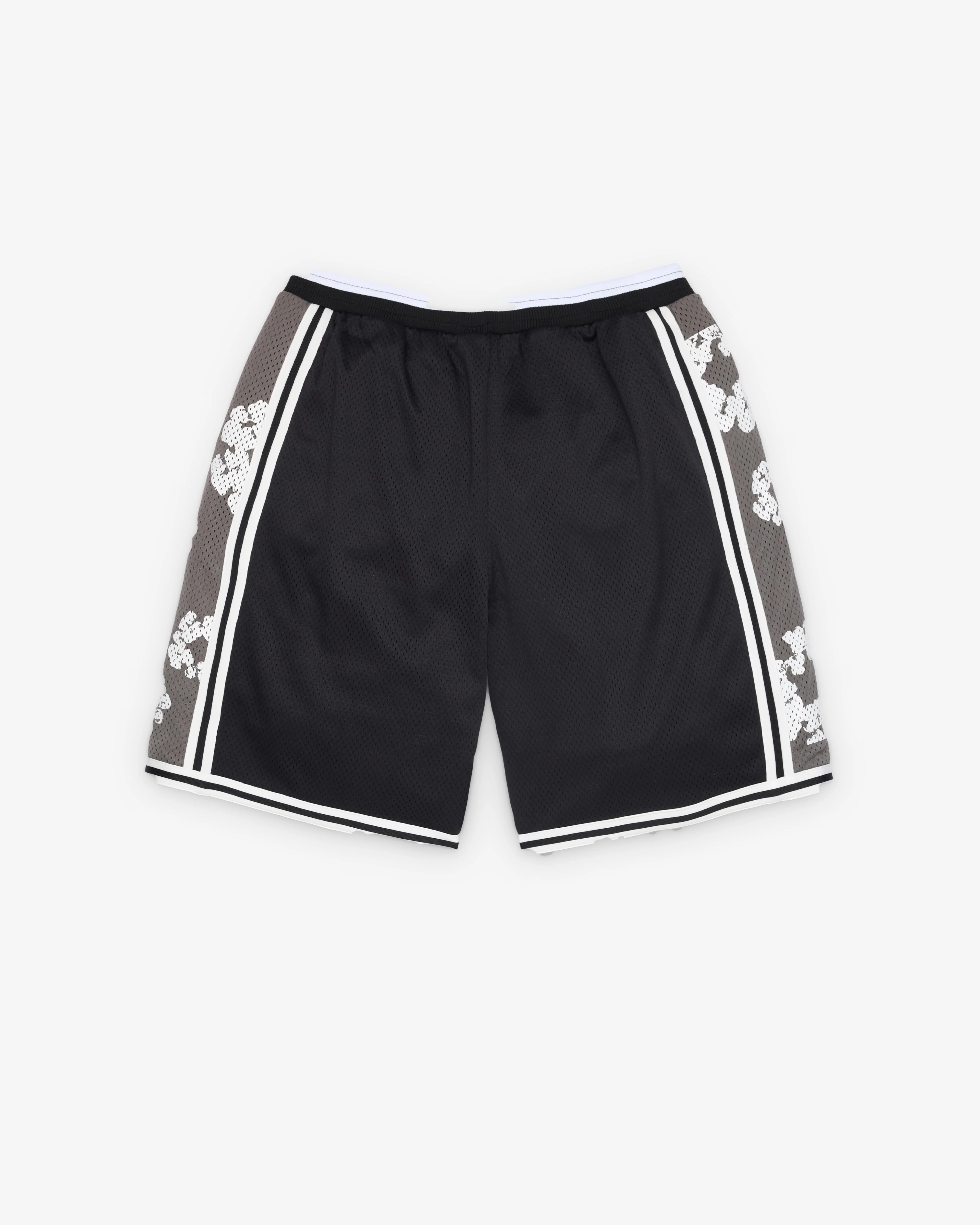 Denim Tears - Men's Cotton Wreath Olaf Shorts - (Black) - Image 2