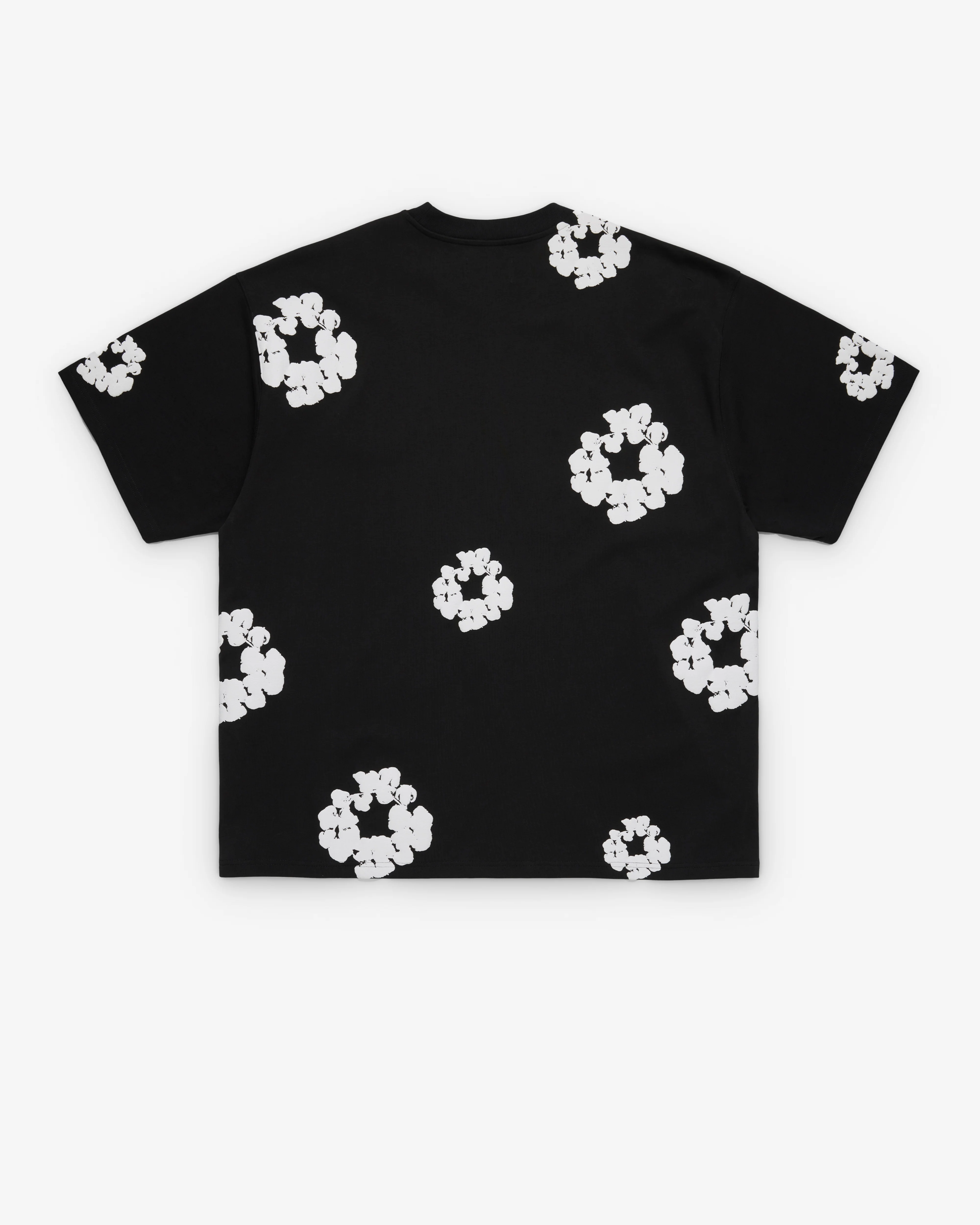 Denim Tears - Men's Cotton Wreath Tall Tee - (Black) - Image 2