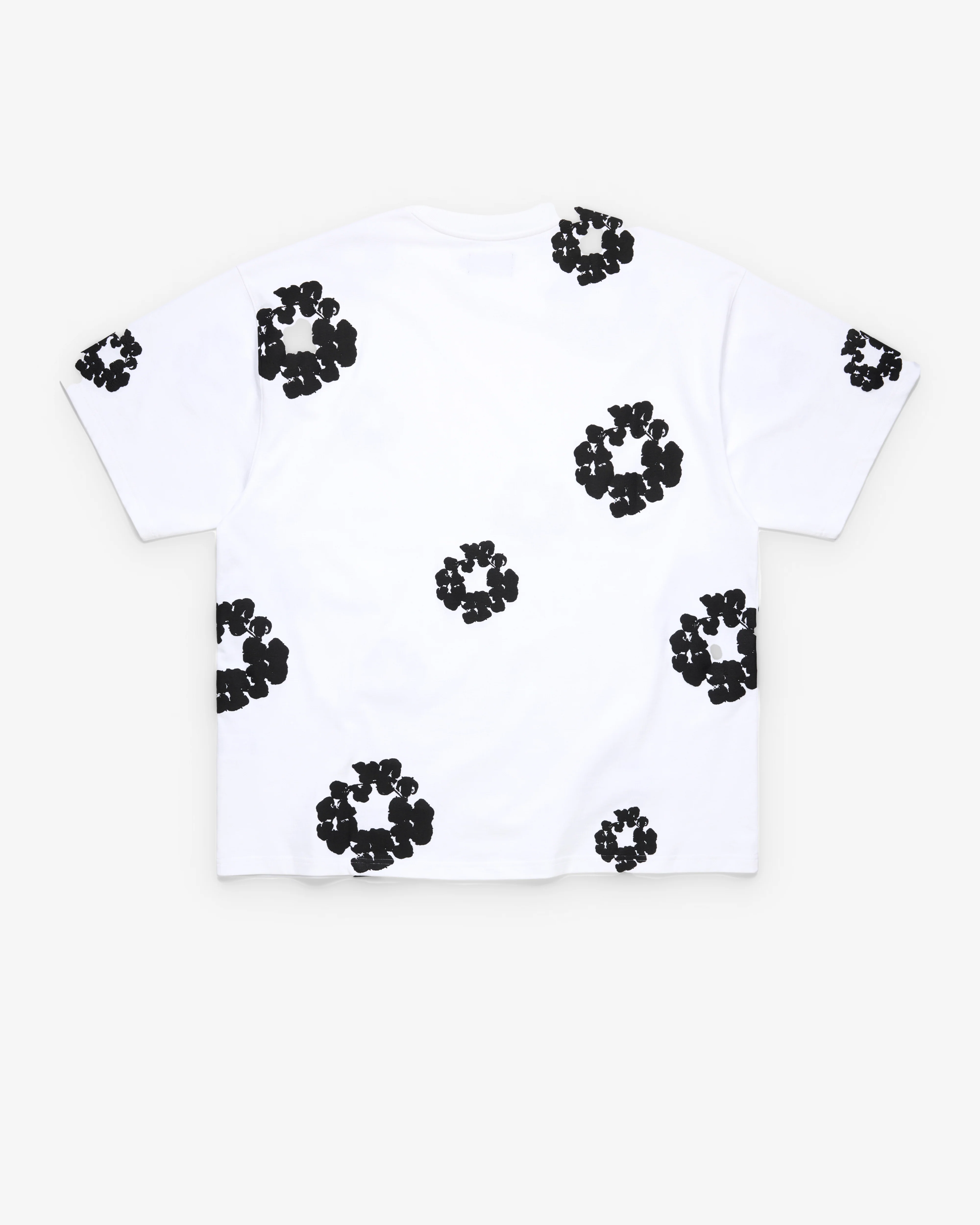 Denim Tears - Men's Cotton Wreath Tall Tee - (White) - Image 2