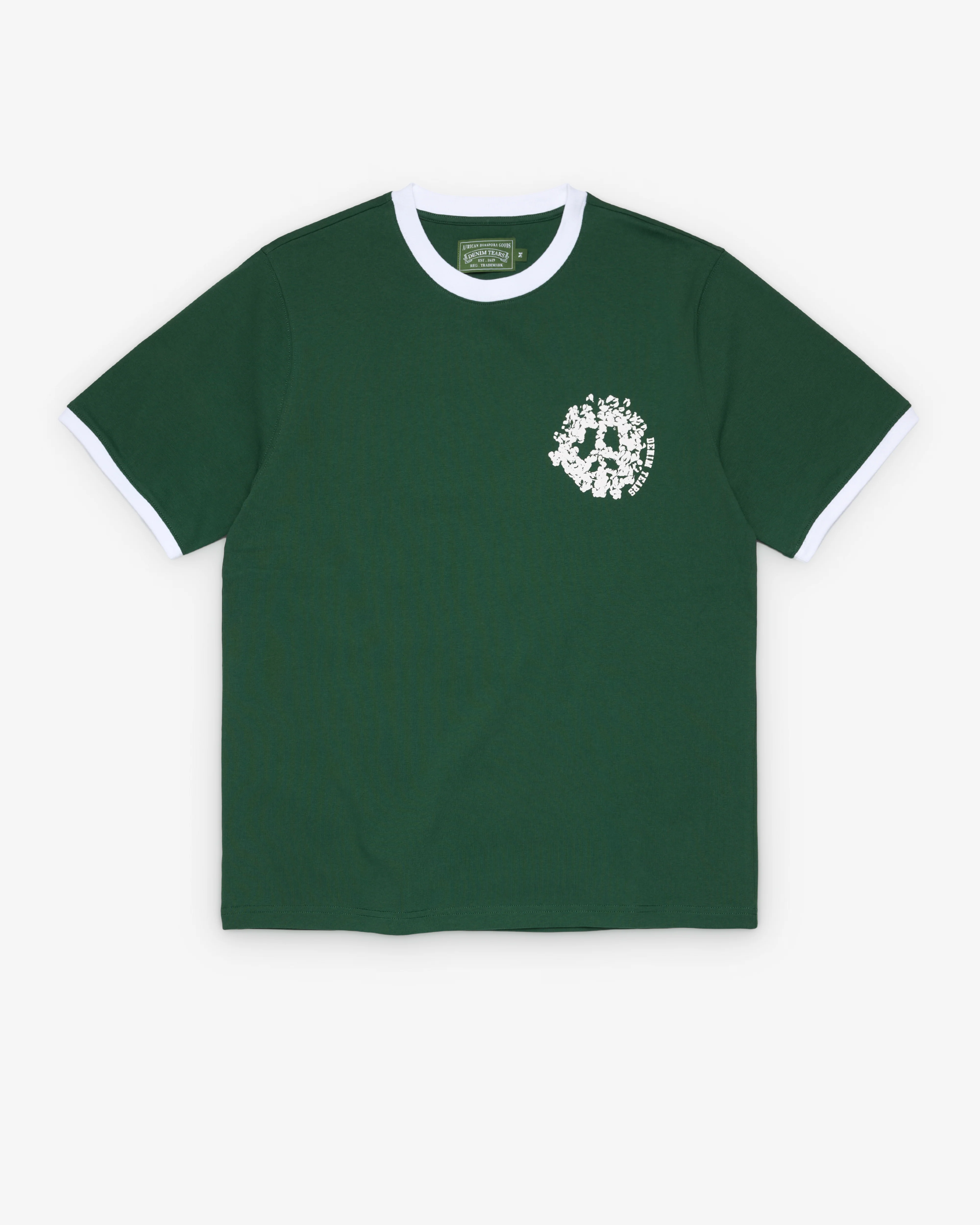 Denim Tears - Men's Denim U Ringer Tee - (Green)