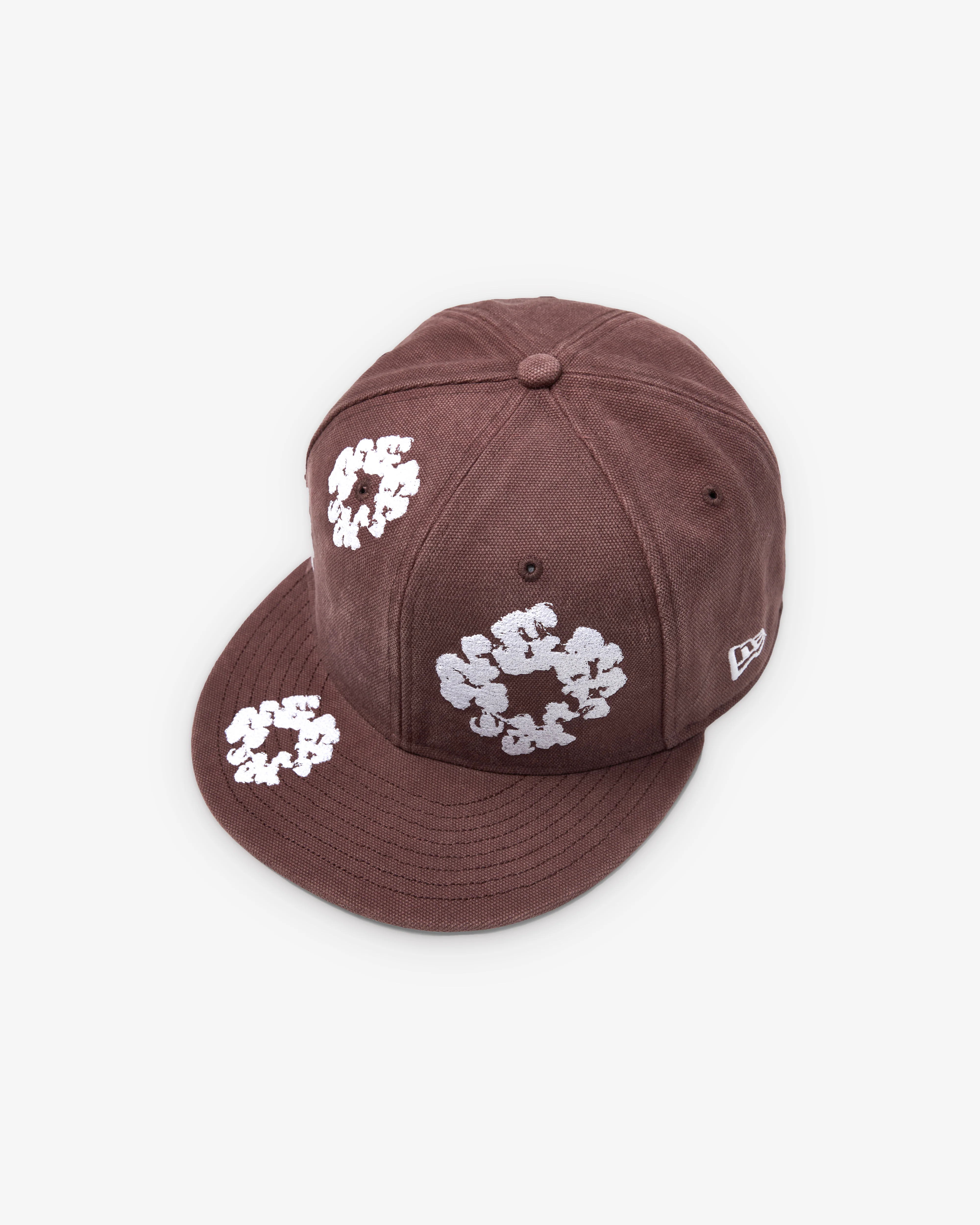 Denim Tears - Men's New Era Cotton Wreath 59/50 - (Brown) - Image 2