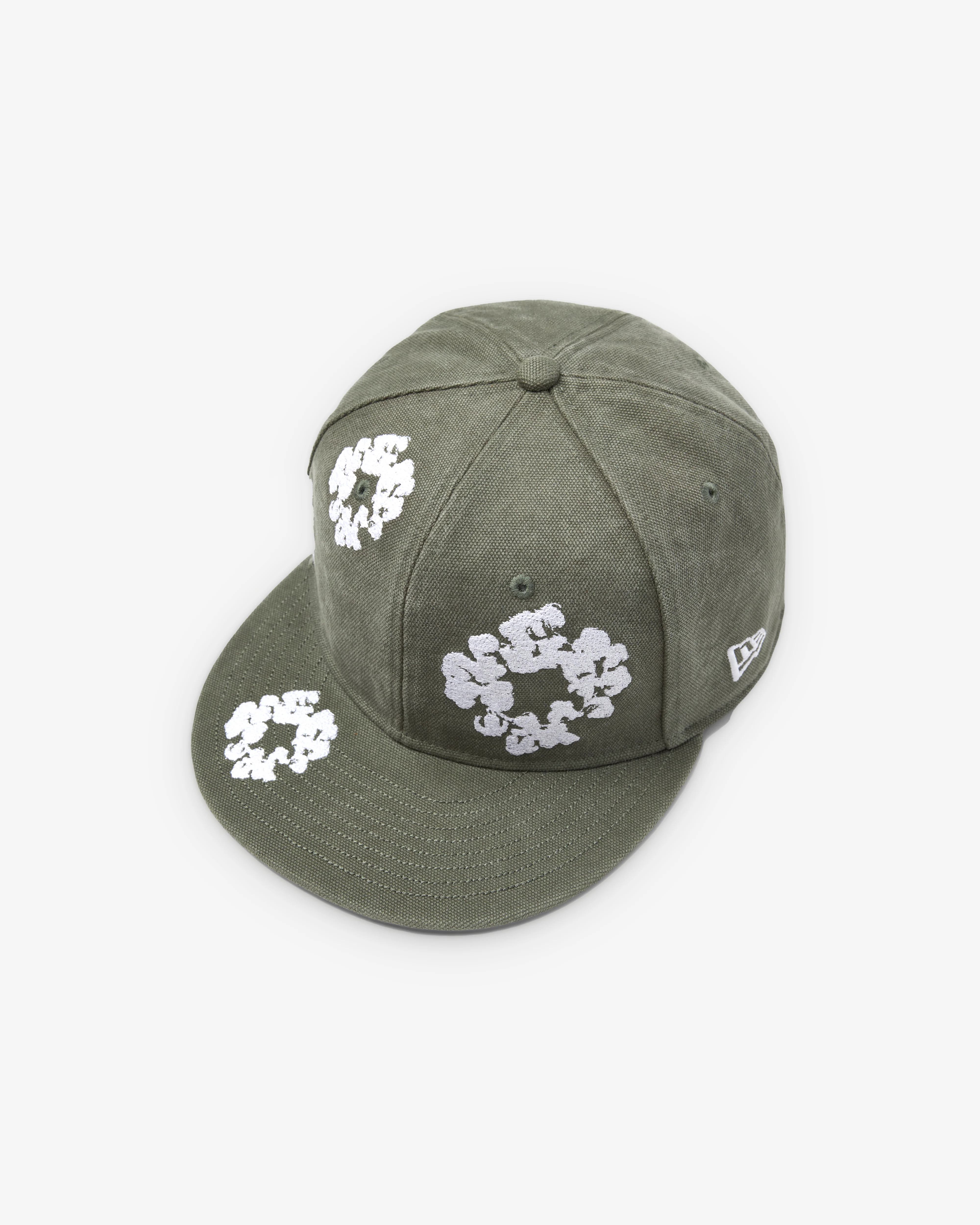 Denim Tears - Men's New Era Cotton Wreath 59/50 - (Green) - Image 2