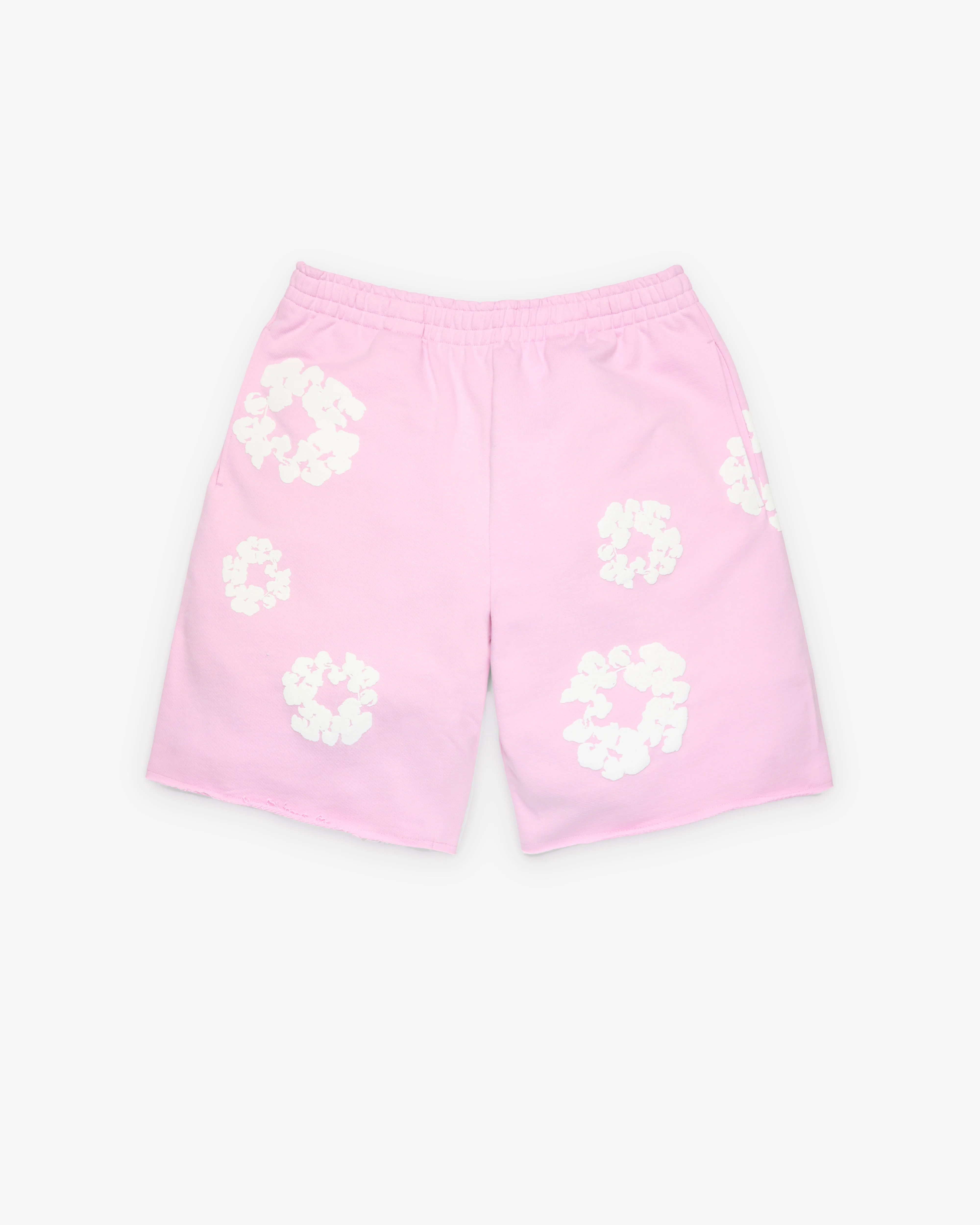 Denim Tears - Men's Powder Cotton Wreath Sweatshort - (Pink) - Image 2