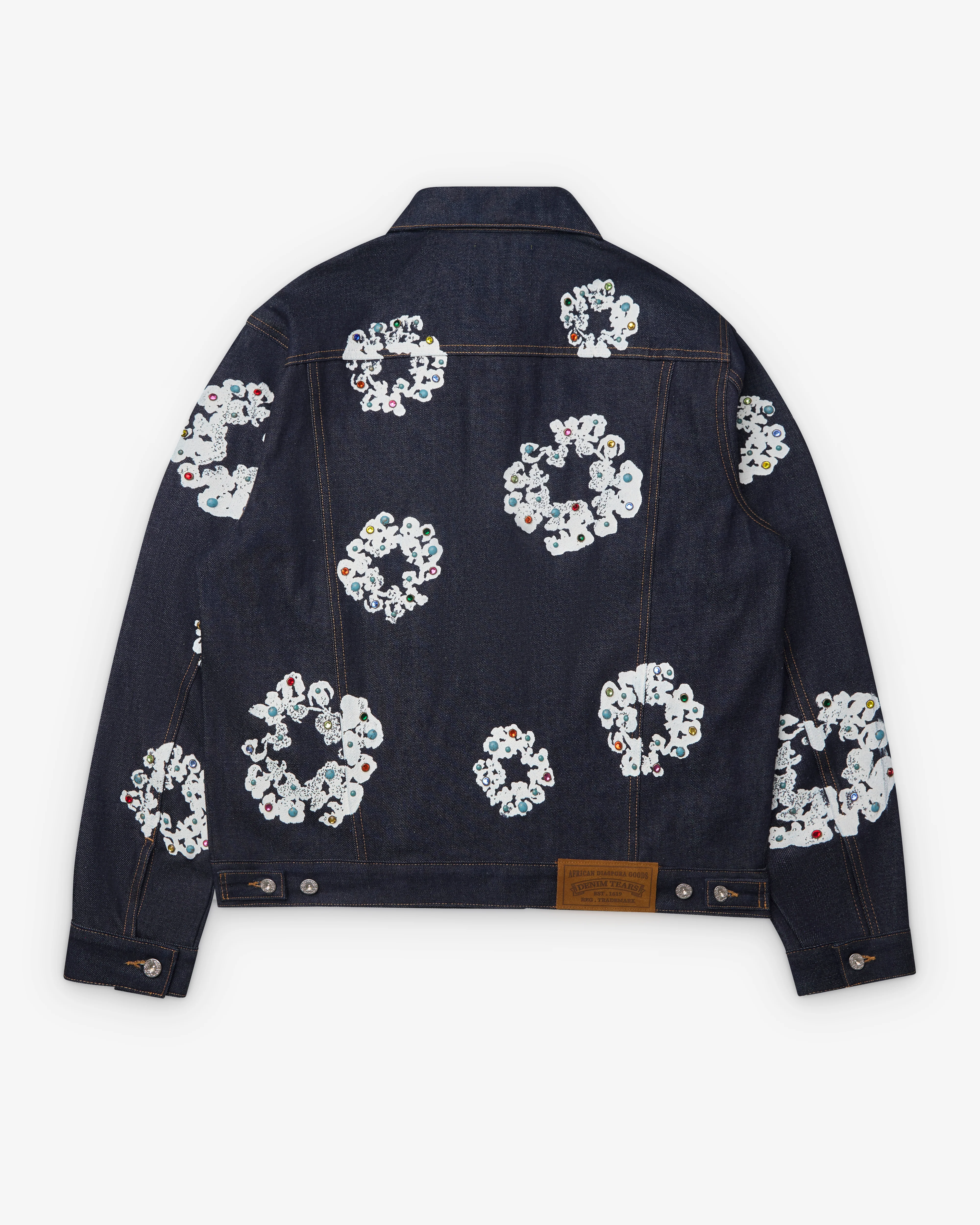 Denim Tears - Men's Studded Denim Jacket - (Selvedge) - Image 2