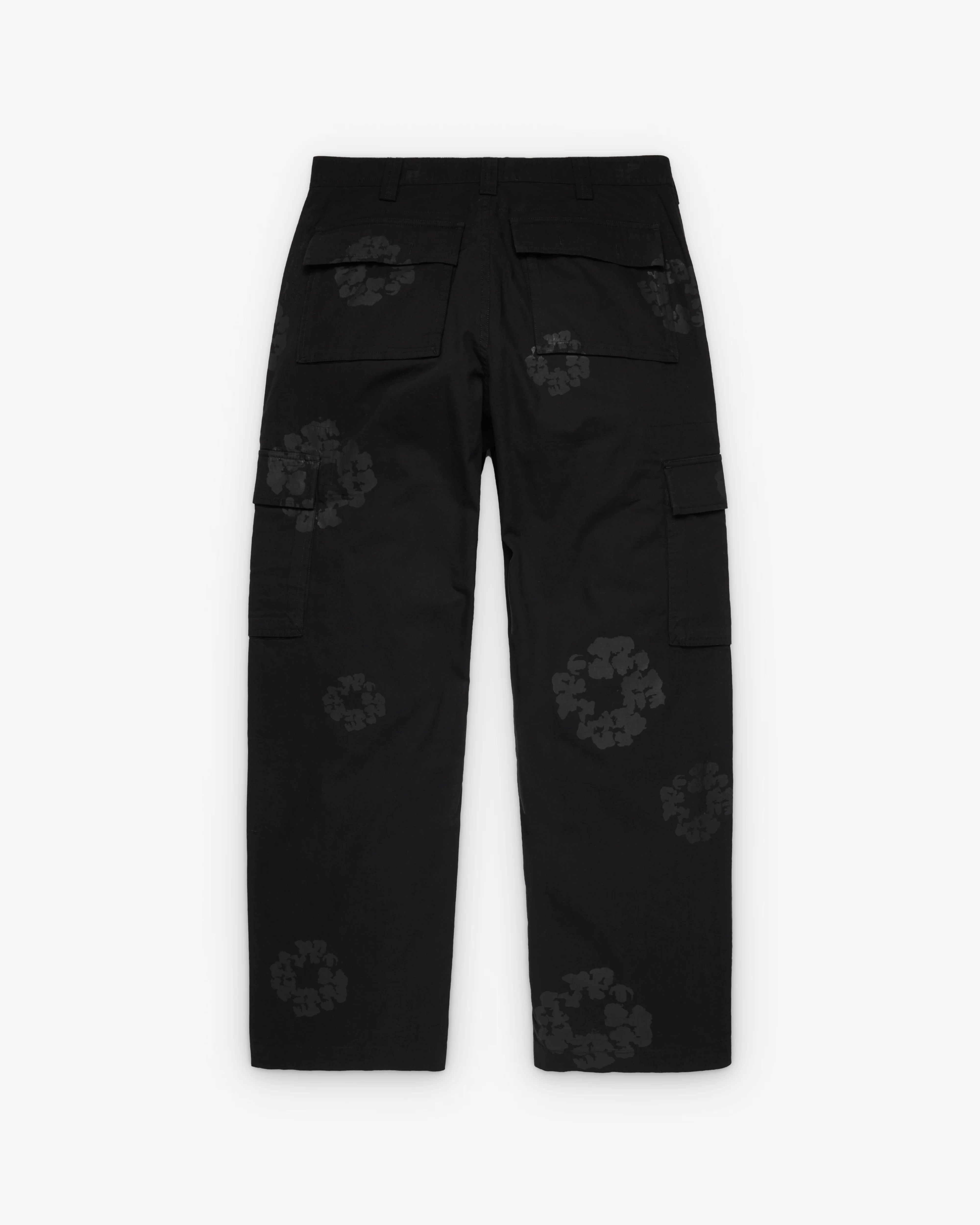 Denim Tears - Men's Mono Wreath Cargo Pant - (Black) - Image 2