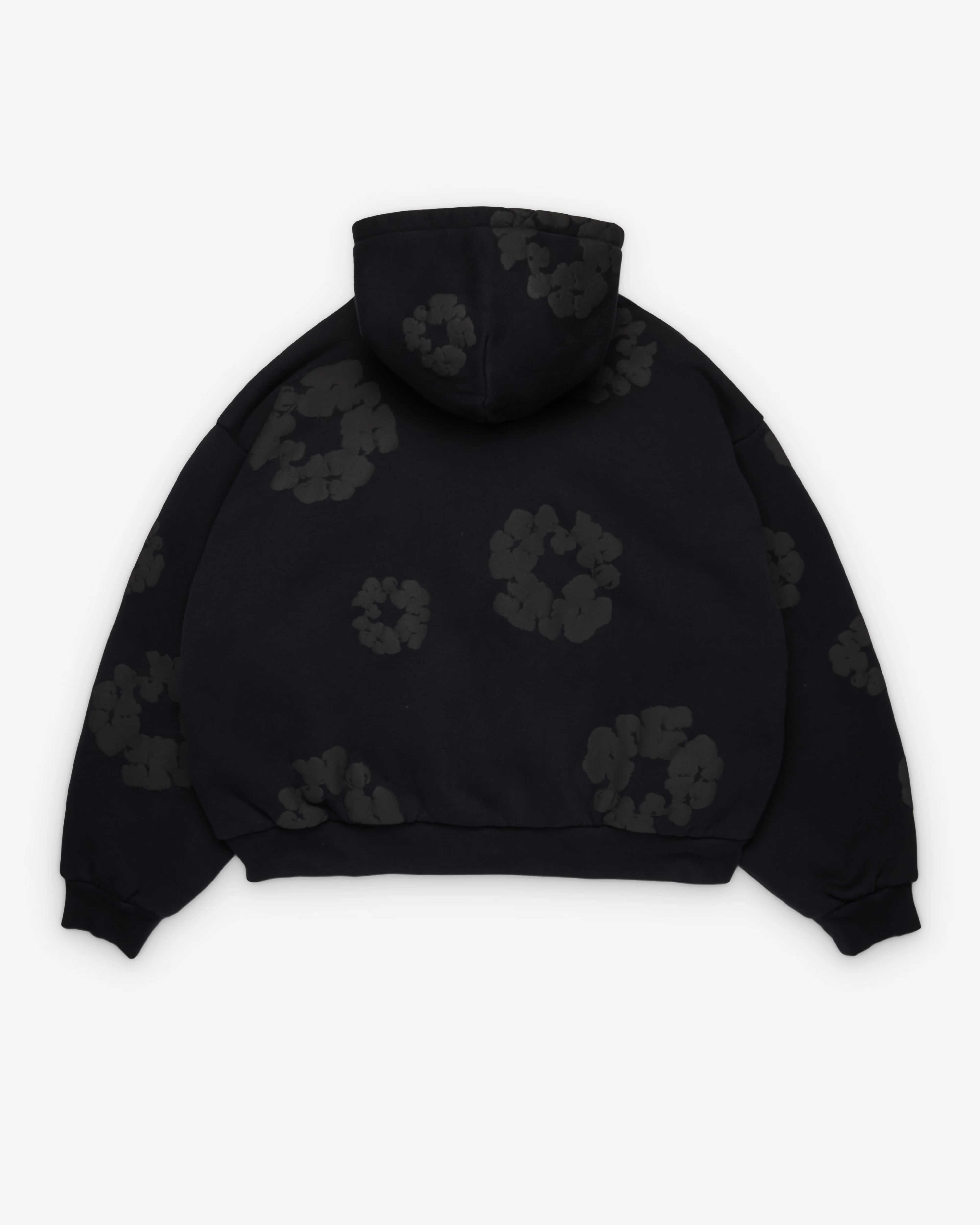 Denim Tears - Men's MVP Cardigan Hoodie - (Black) - Image 2