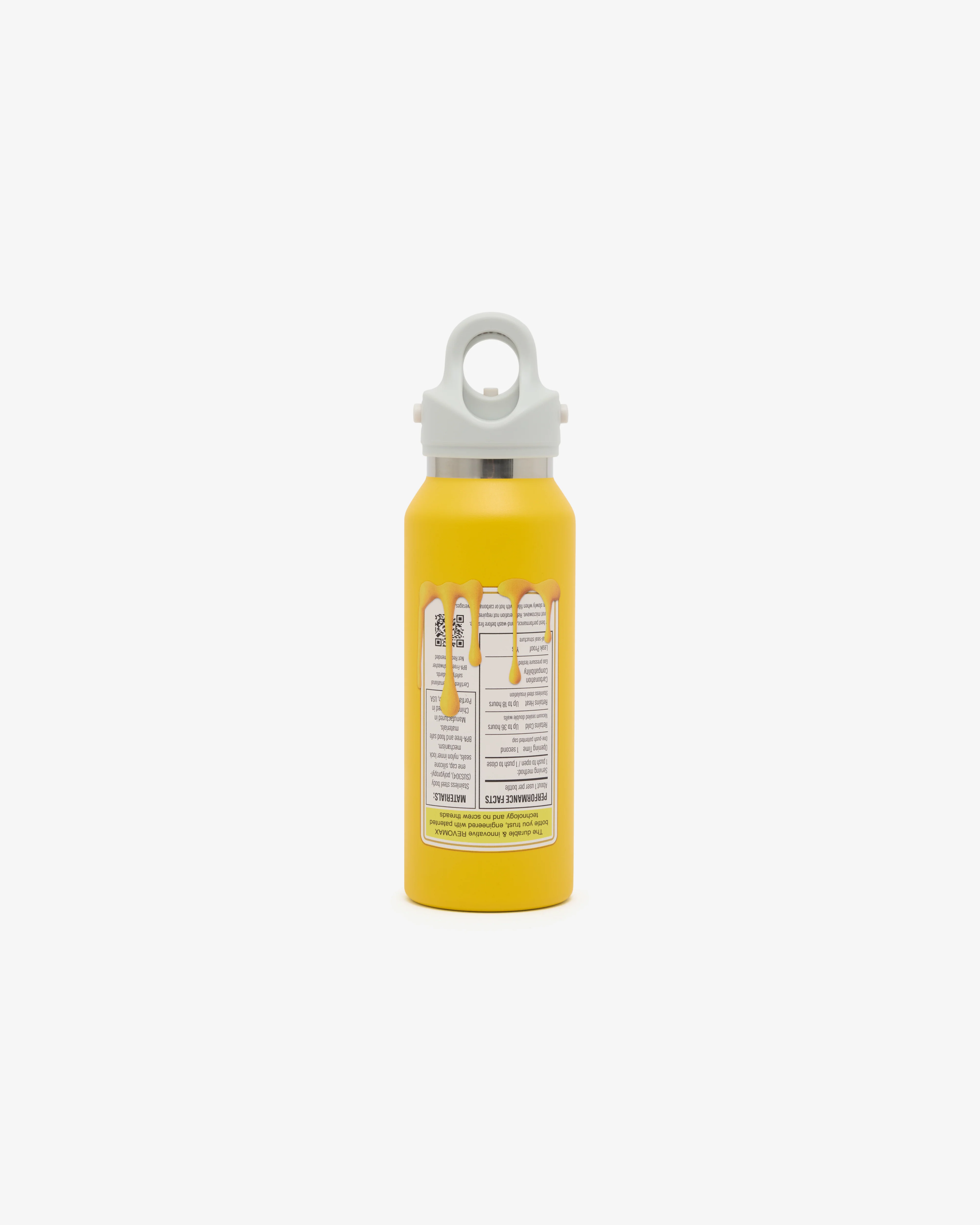 Doublet - Men's Fridge Style Water Bottle - (Mustard) - Image 3