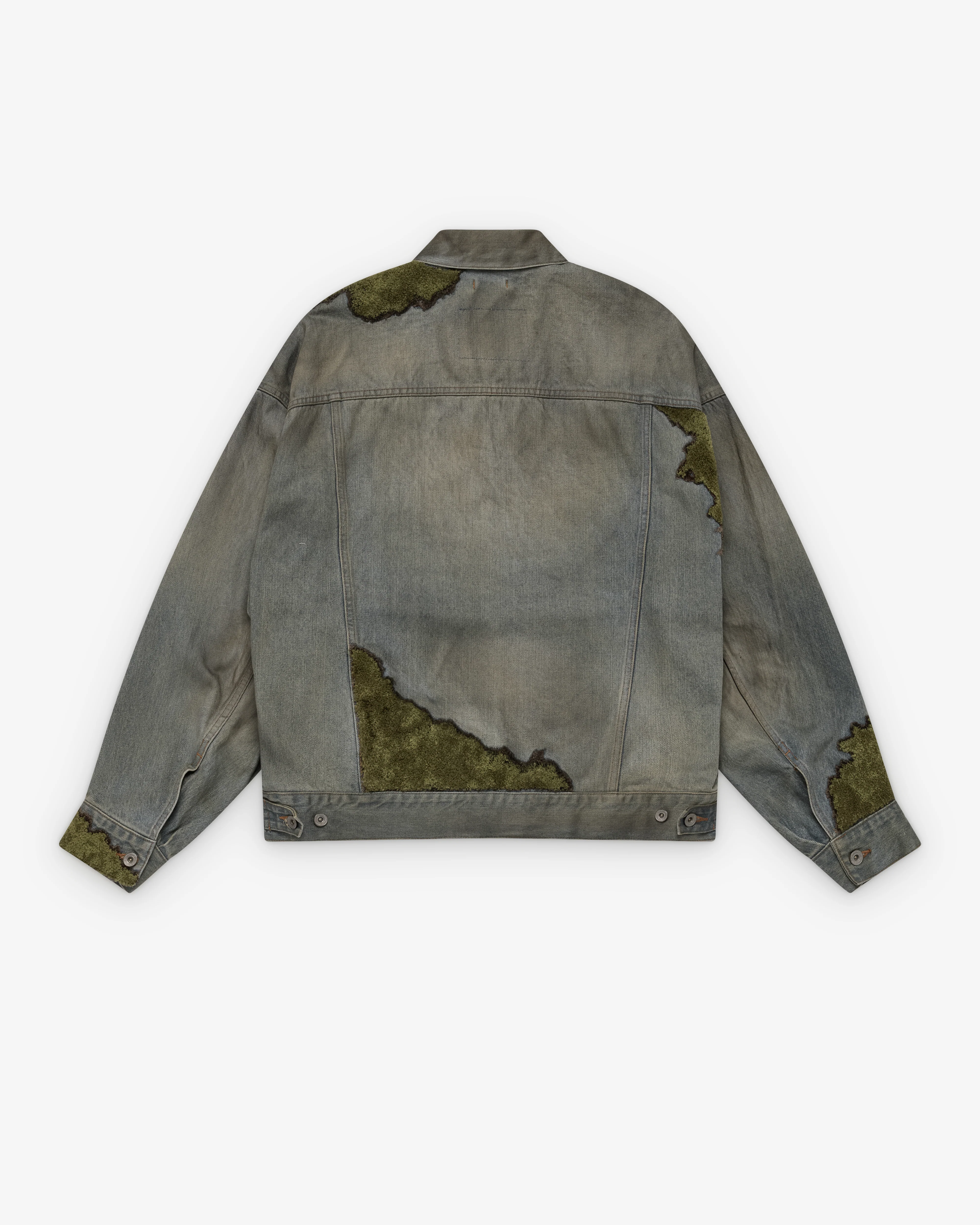 Doublet - Men's Moss-Grown Denim Jacket - (Indigo) - Image 2