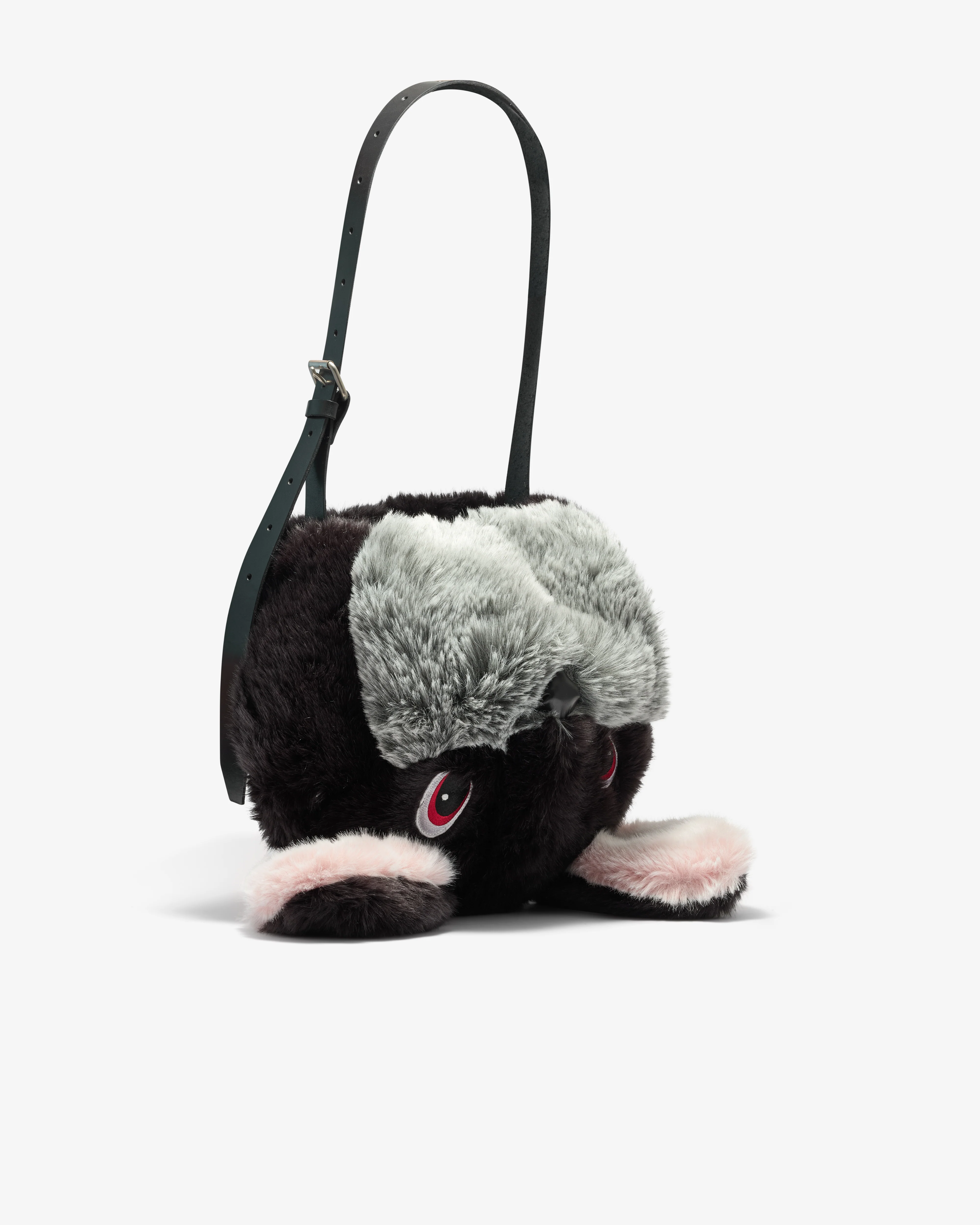 Doublet - Rabbit Plush Bag - (Black) - Image 2