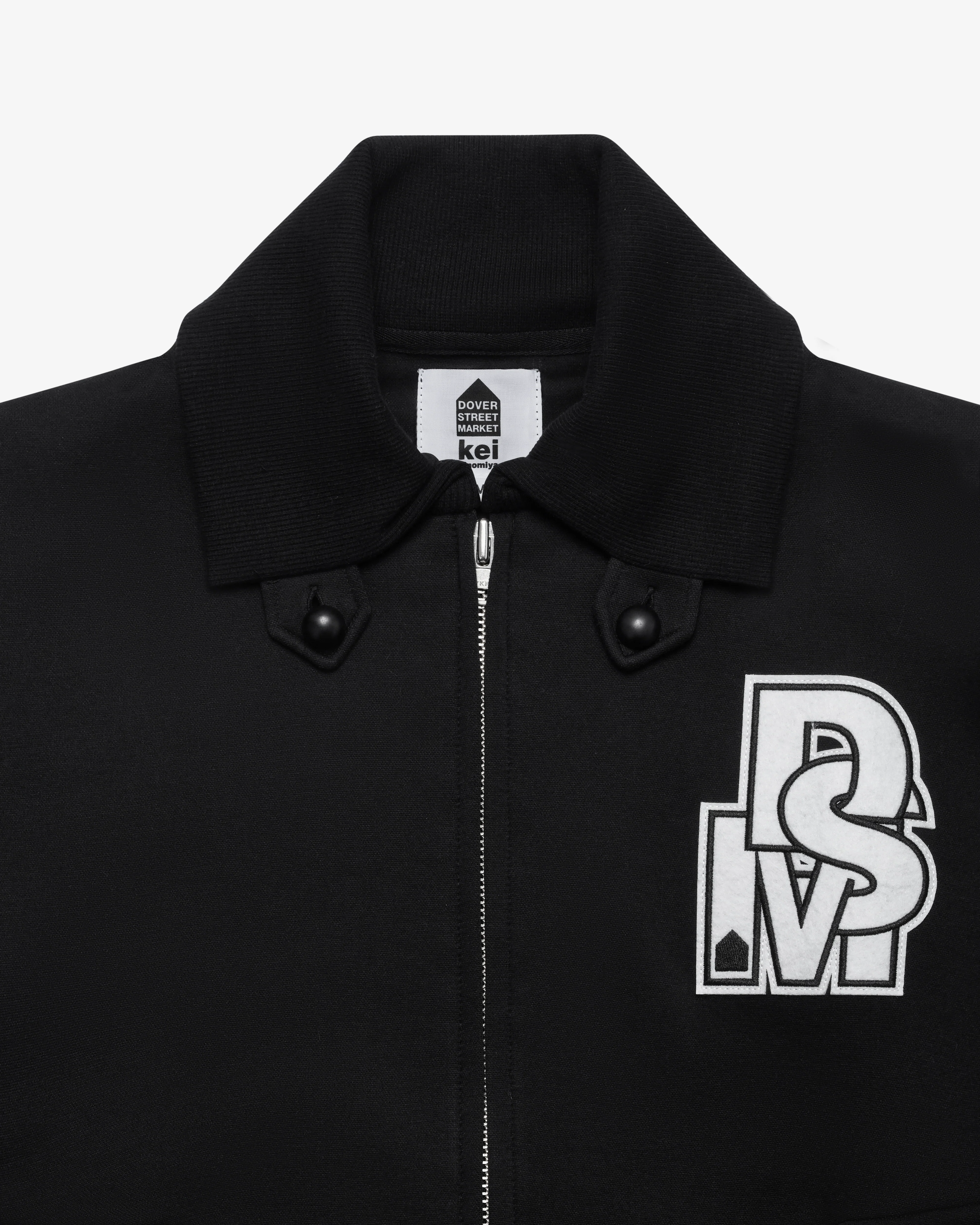 DSM Kei Ninomiya - Varsity Jacket - (Black) - Image 3