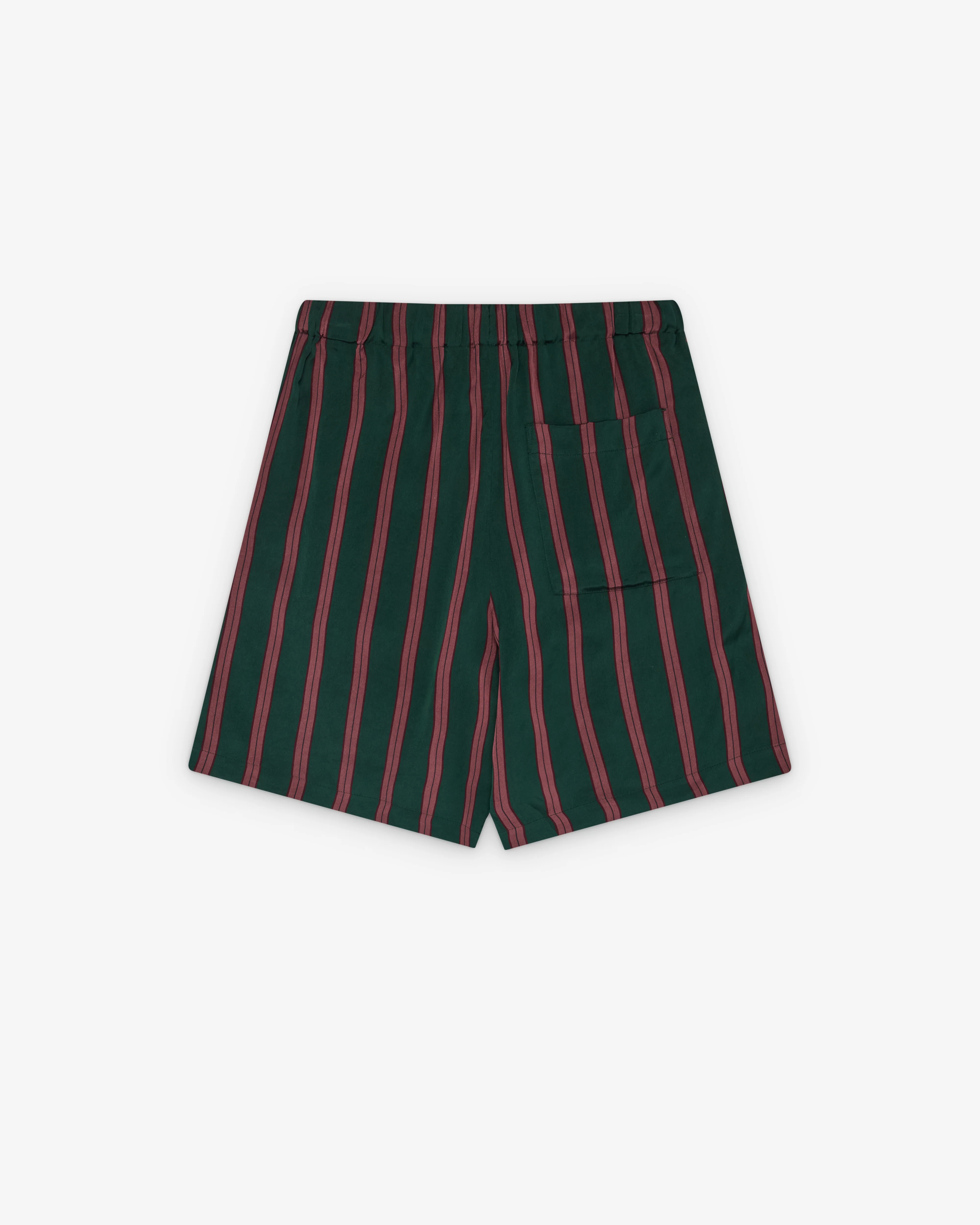 Dries Van Noten - Men's Striped Shorts - (Bottle Green) - Image 2