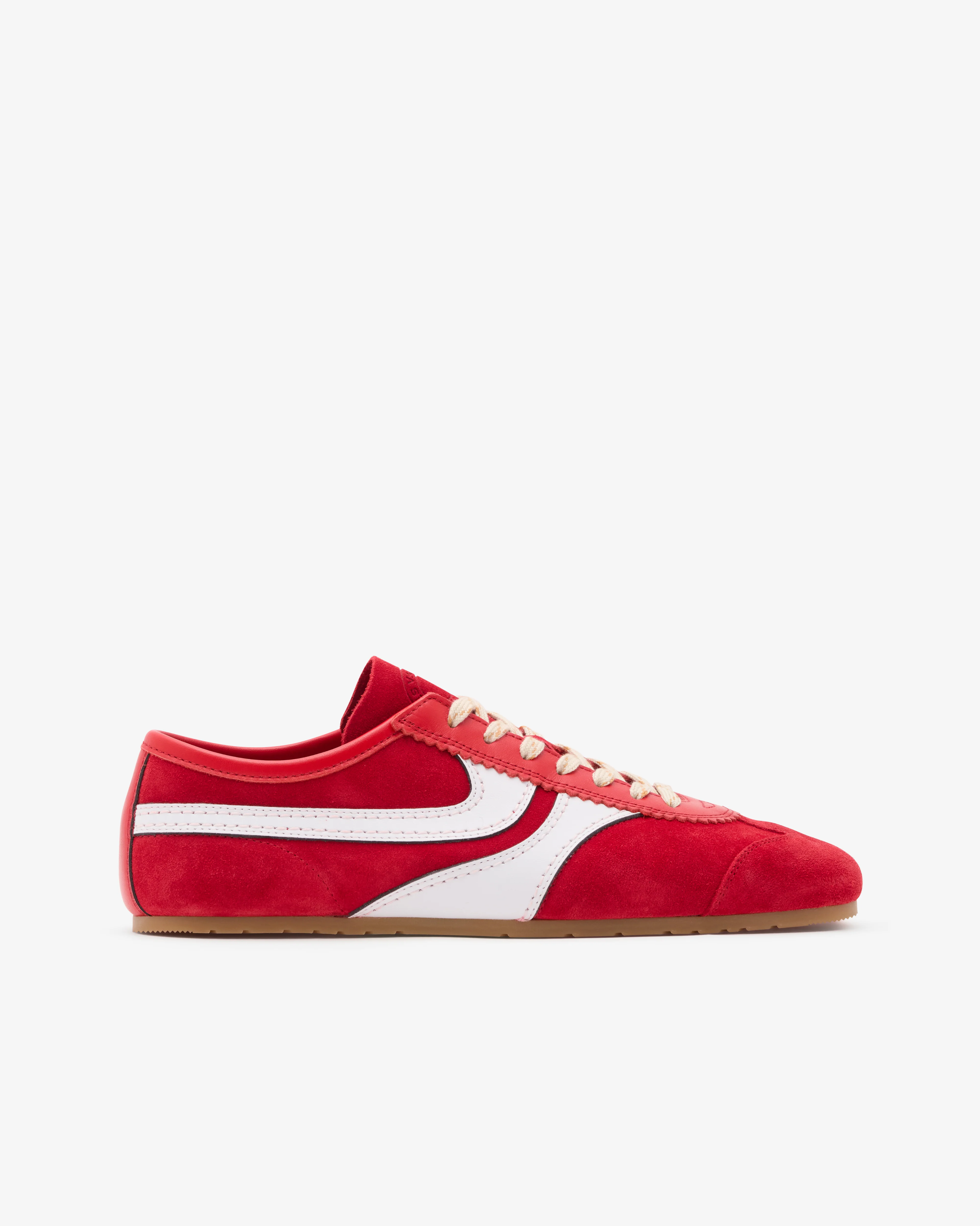 Dries Van Noten - Men's Suede Sneakers - (Red)