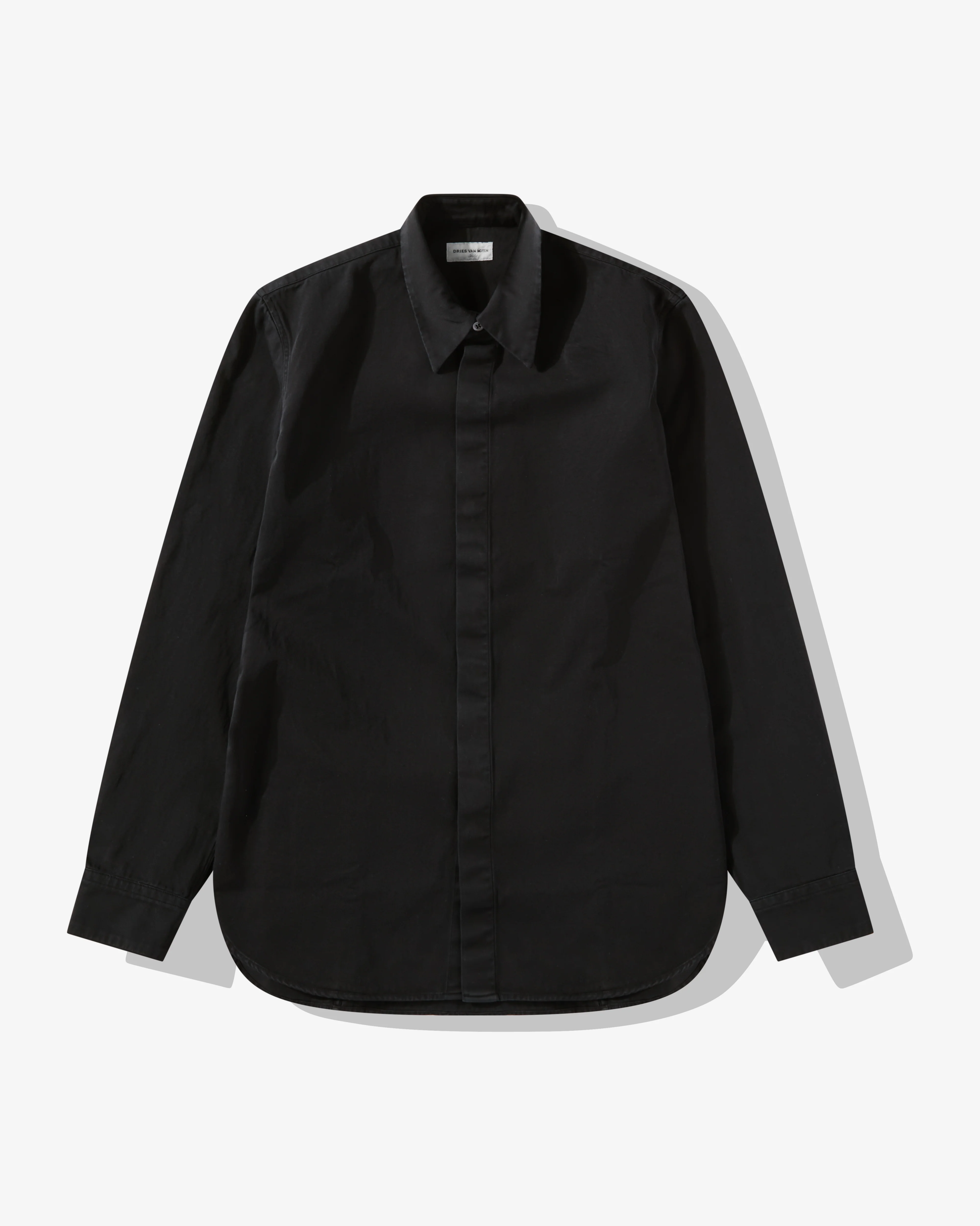 Dries Van Noten - Men’s Long Sleeve Shirt - (Midnight)