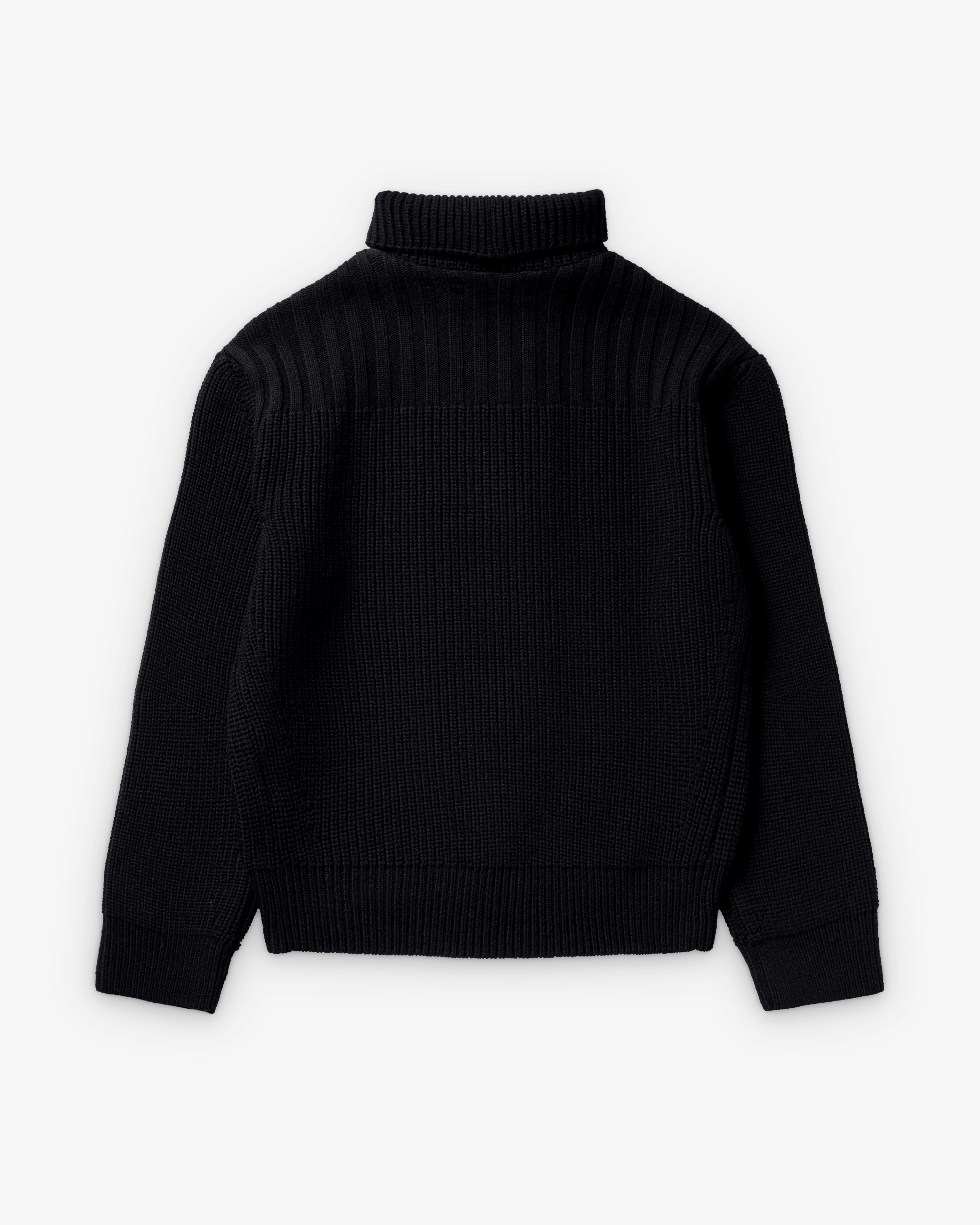 Dries Van Noten - Men's Marino Cardigan - (Black) - Image 2