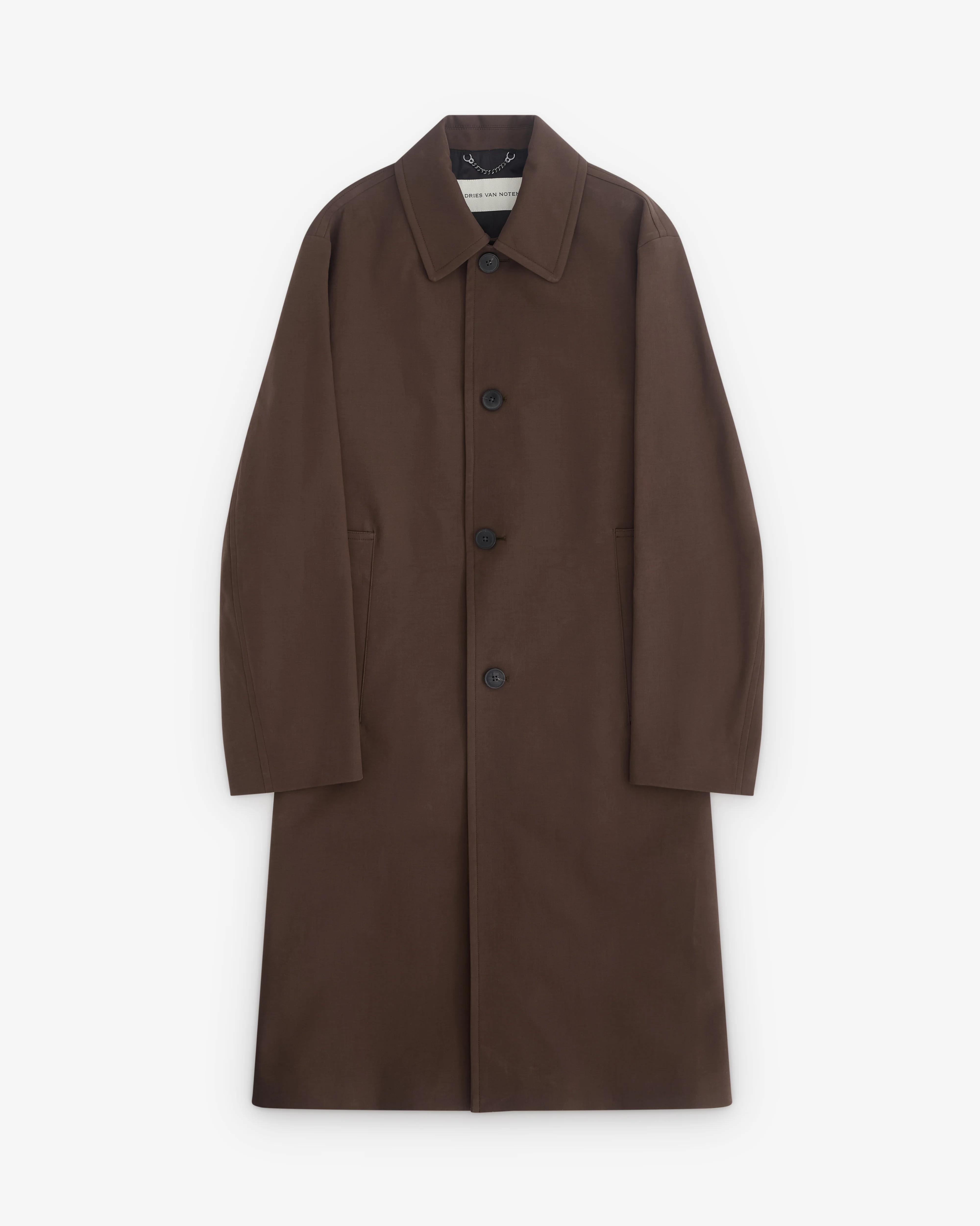 Dries Van Noten - Men’s Trench Coat - (Mud Brown)