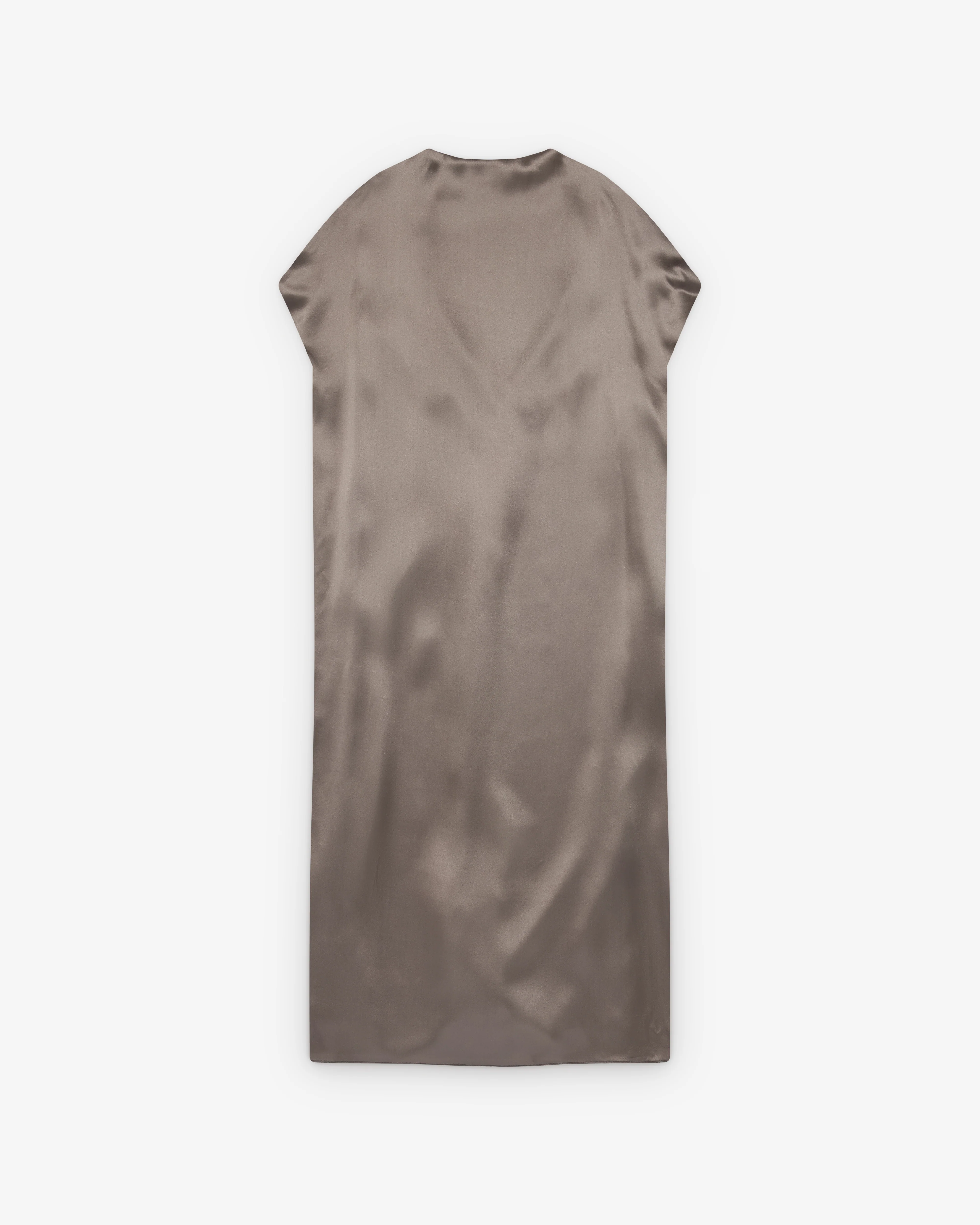 Dries Van Noten - Women's Silk Midi Dress - (Taupe)