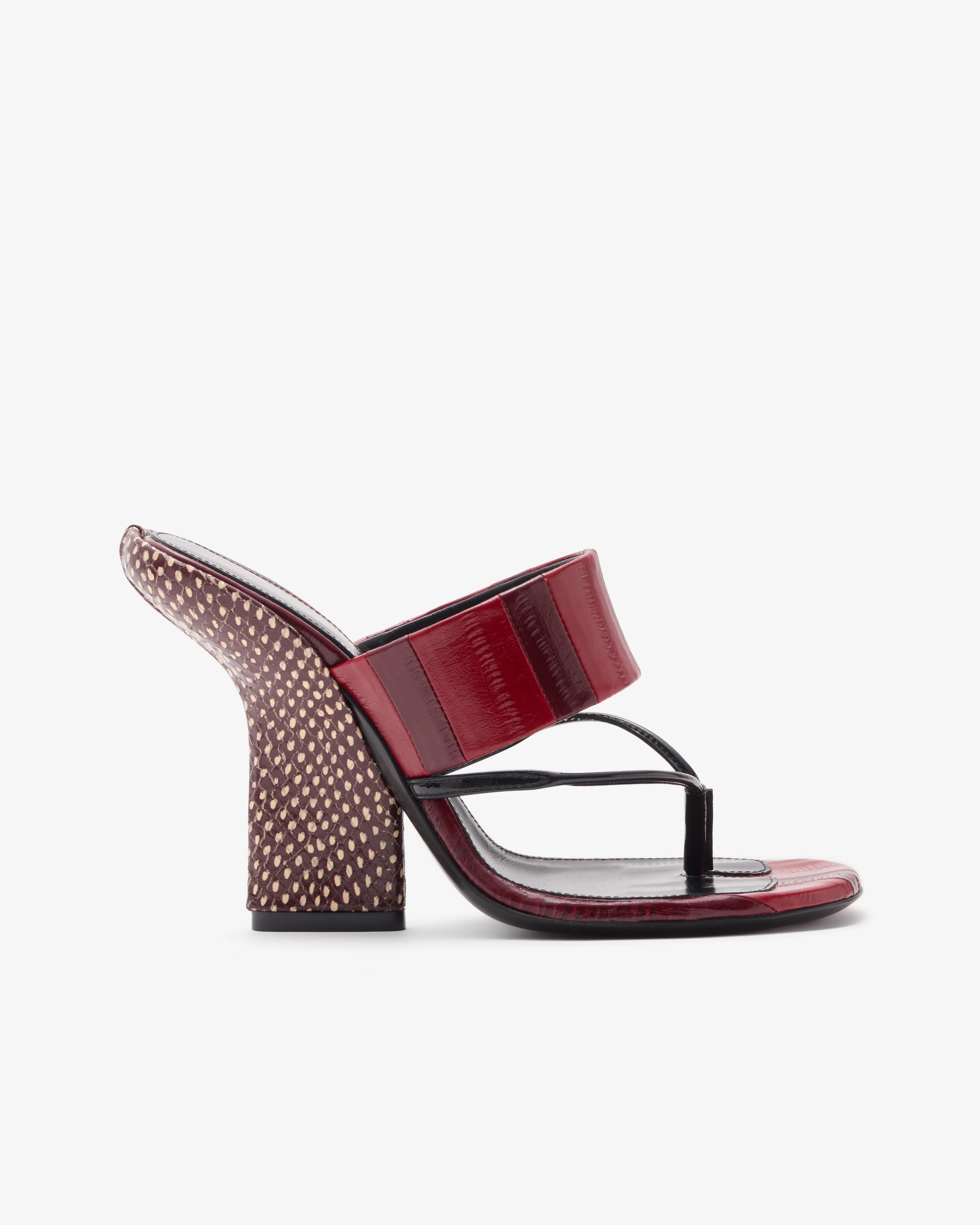 Dries Van Noten - Women's Open Toe Mules - (Red)