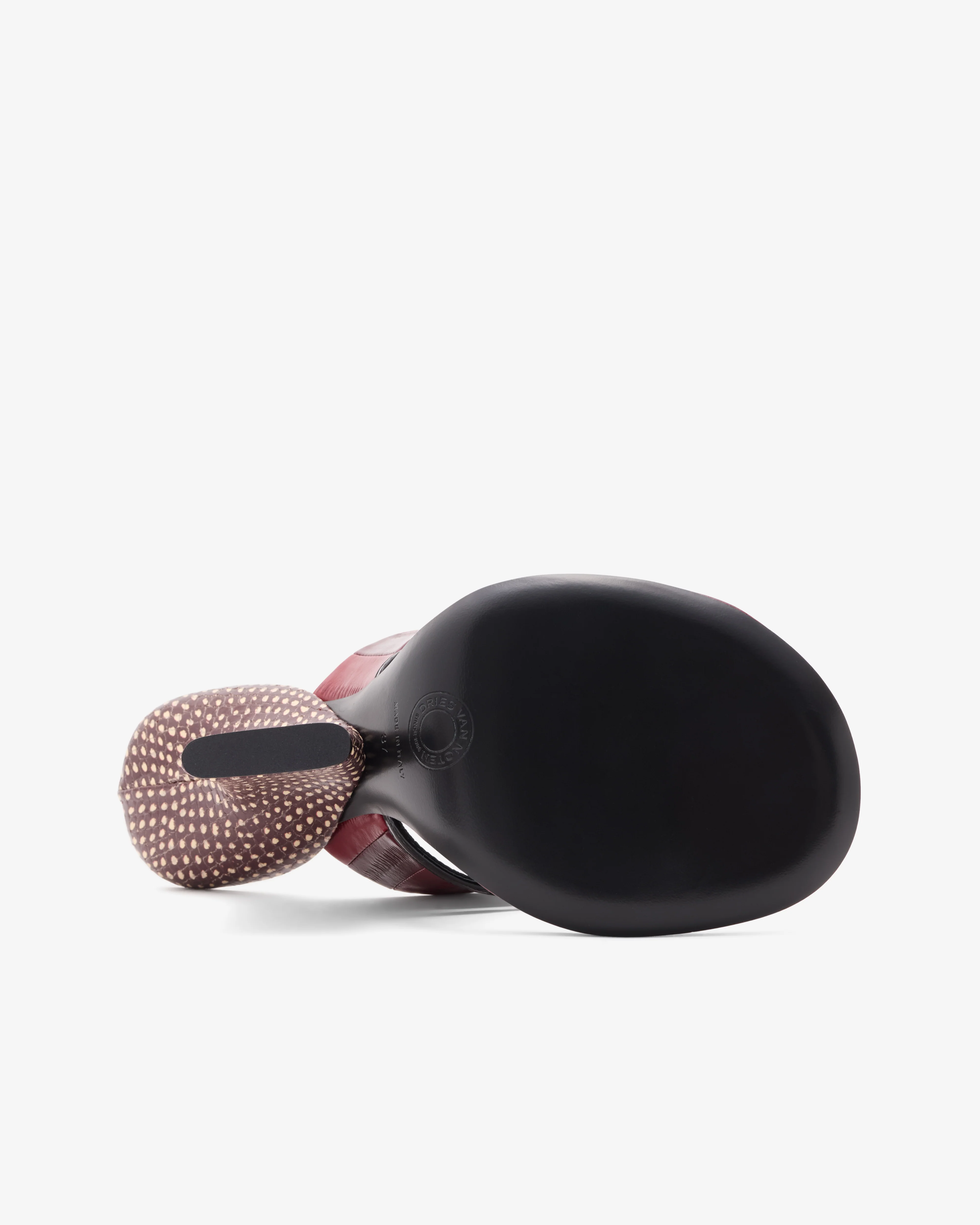 Dries Van Noten - Women's Open Toe Mules - (Red) - Image 6