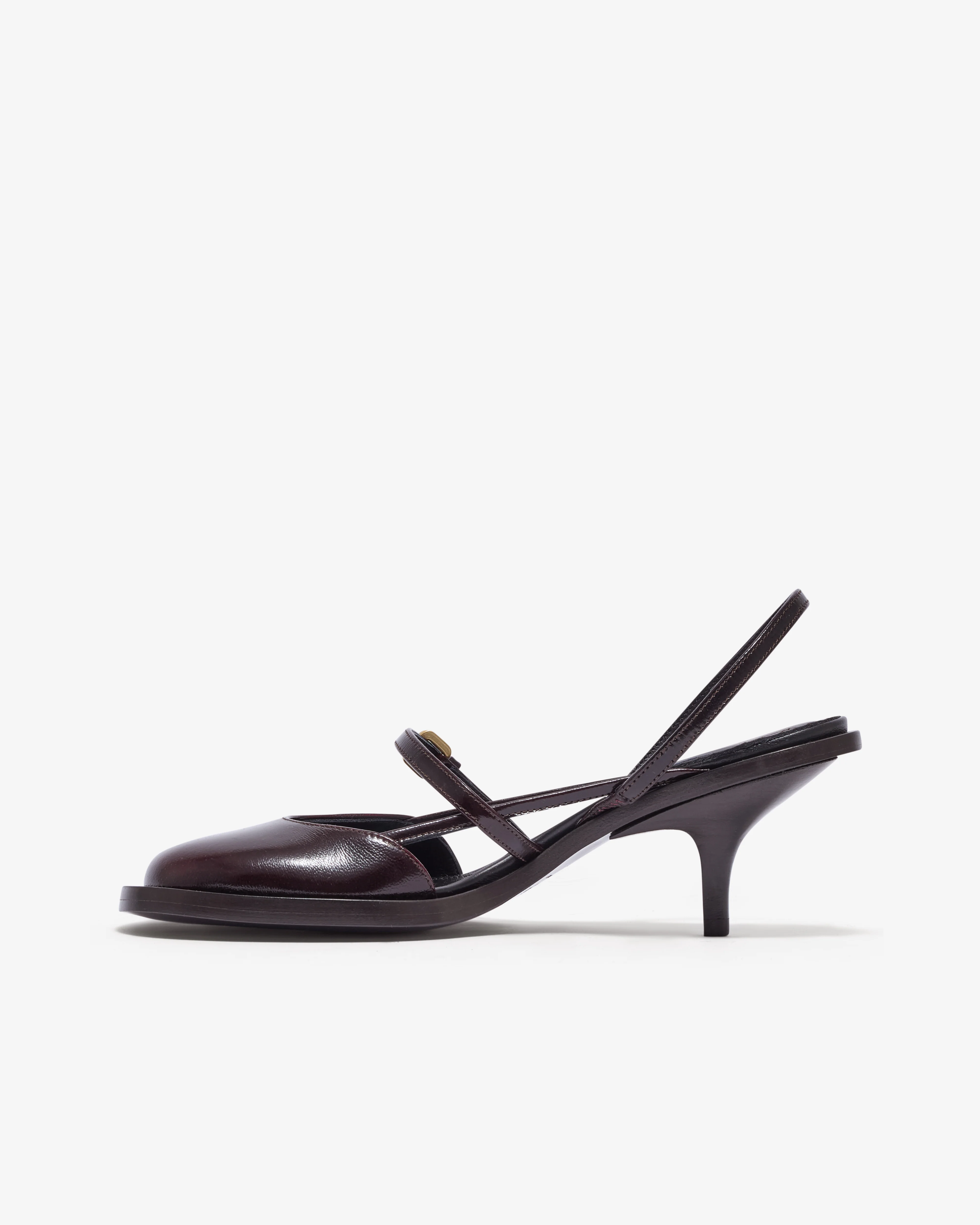 Dries Van Noten - Women’s Slingback Pumps - (Ruby) - Image 2