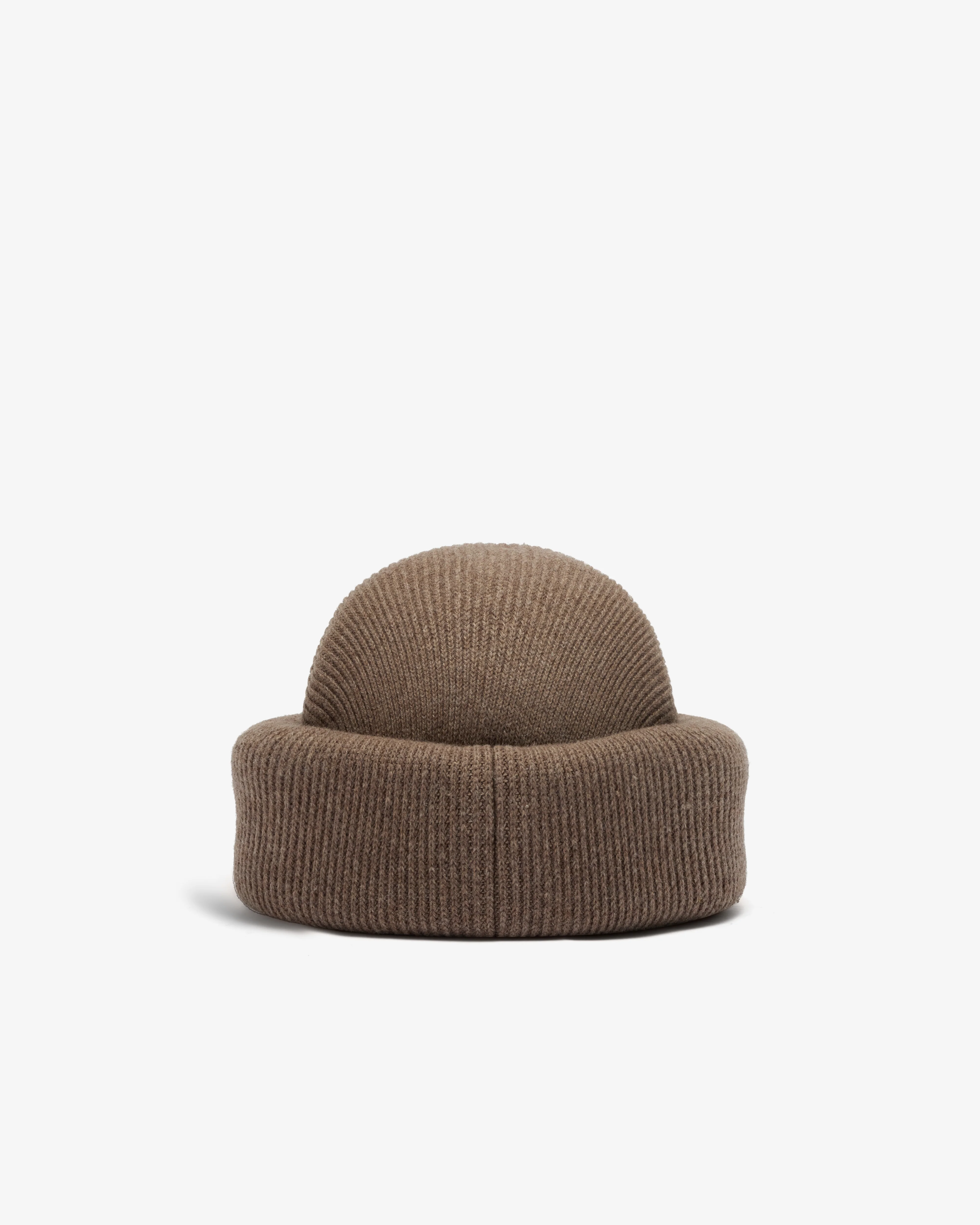 Duran Lantink - Women’s Padded Knitted Beanie - (Taupe) - Image 3