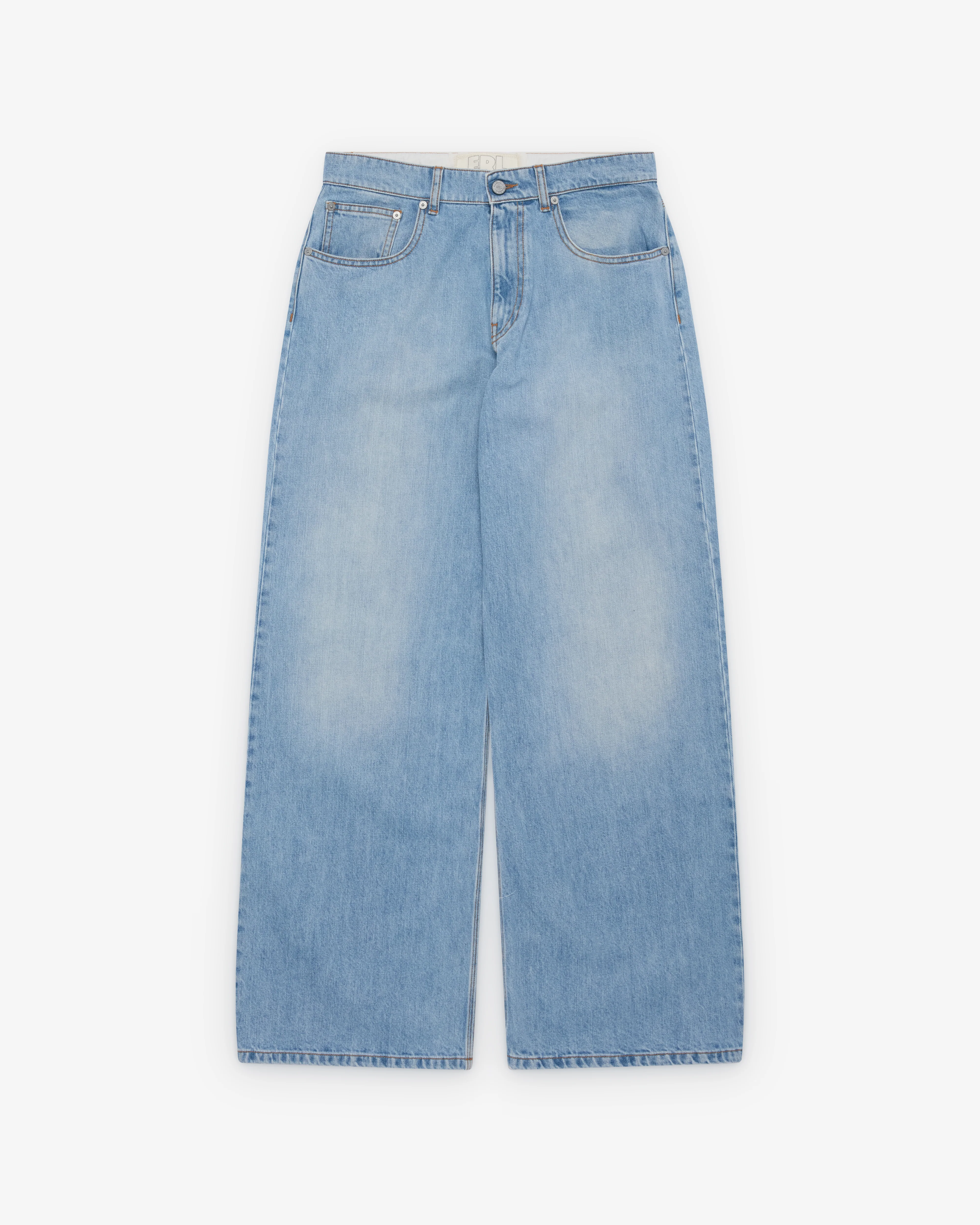 Erl - Men's Unisex Blue Jeans Woven - (Blue)
