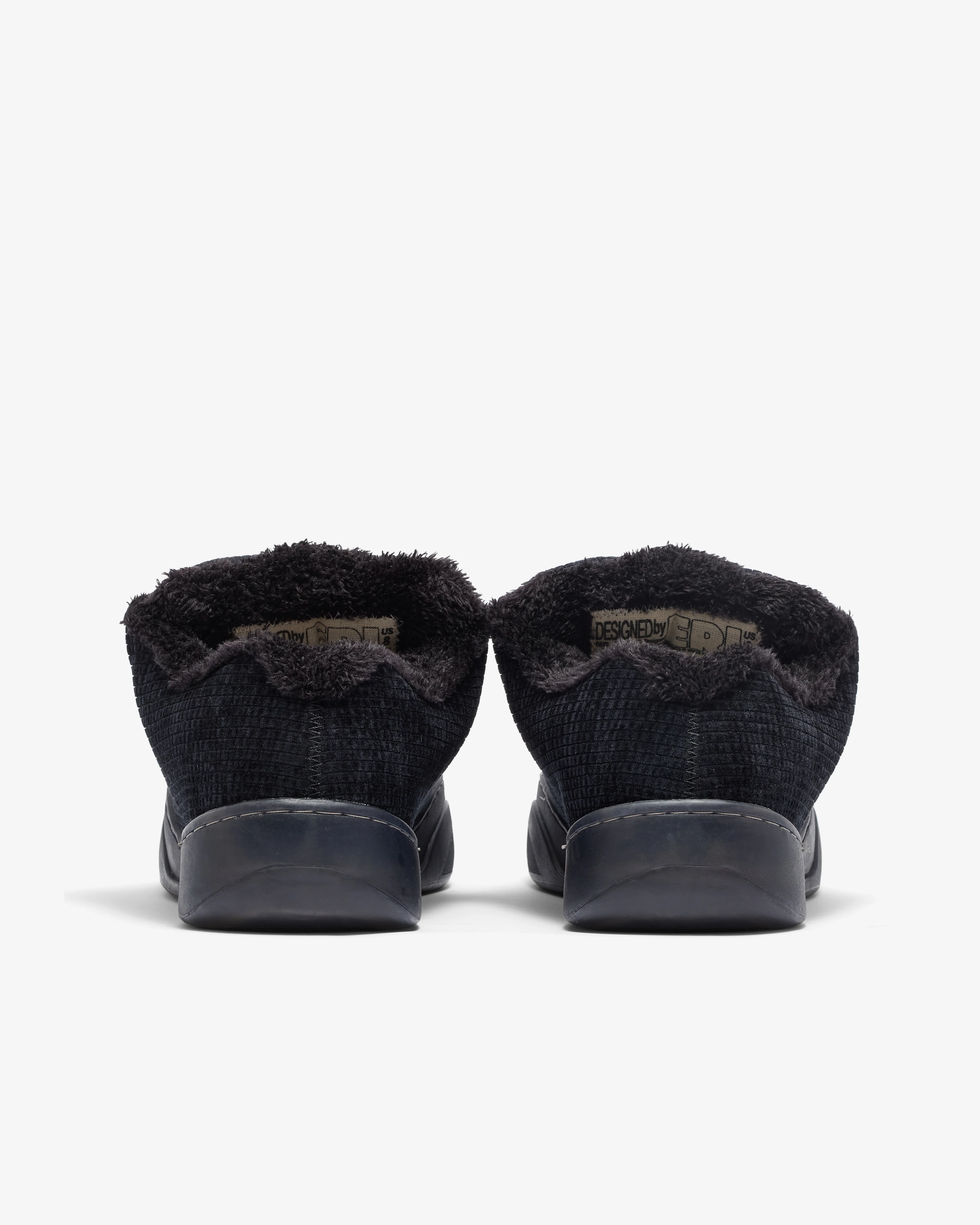 Erl - Corduroy Vamp Sneakers - (Pirate Black) - Image 3