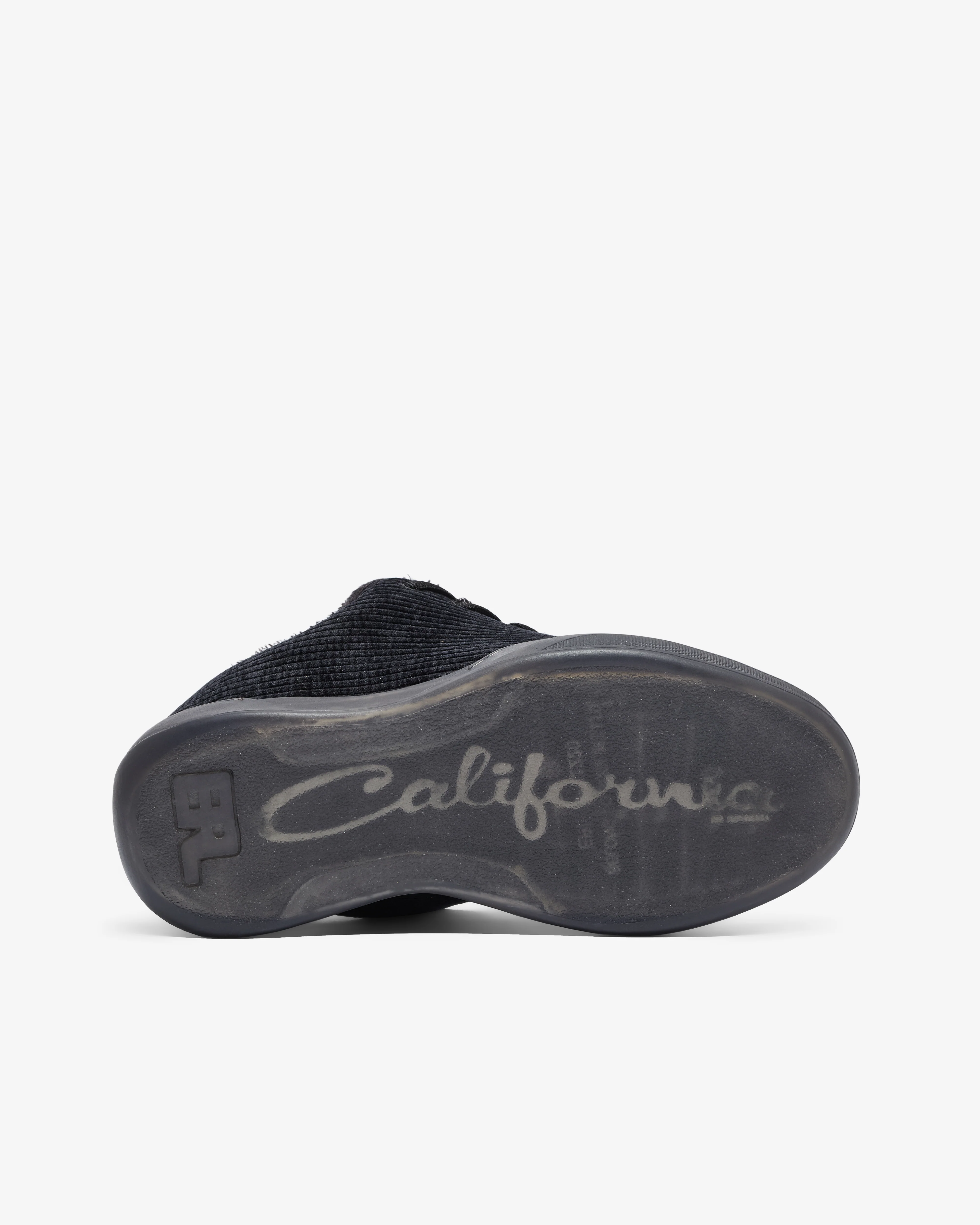 Erl - Corduroy Vamp Sneakers - (Pirate Black) - Image 4