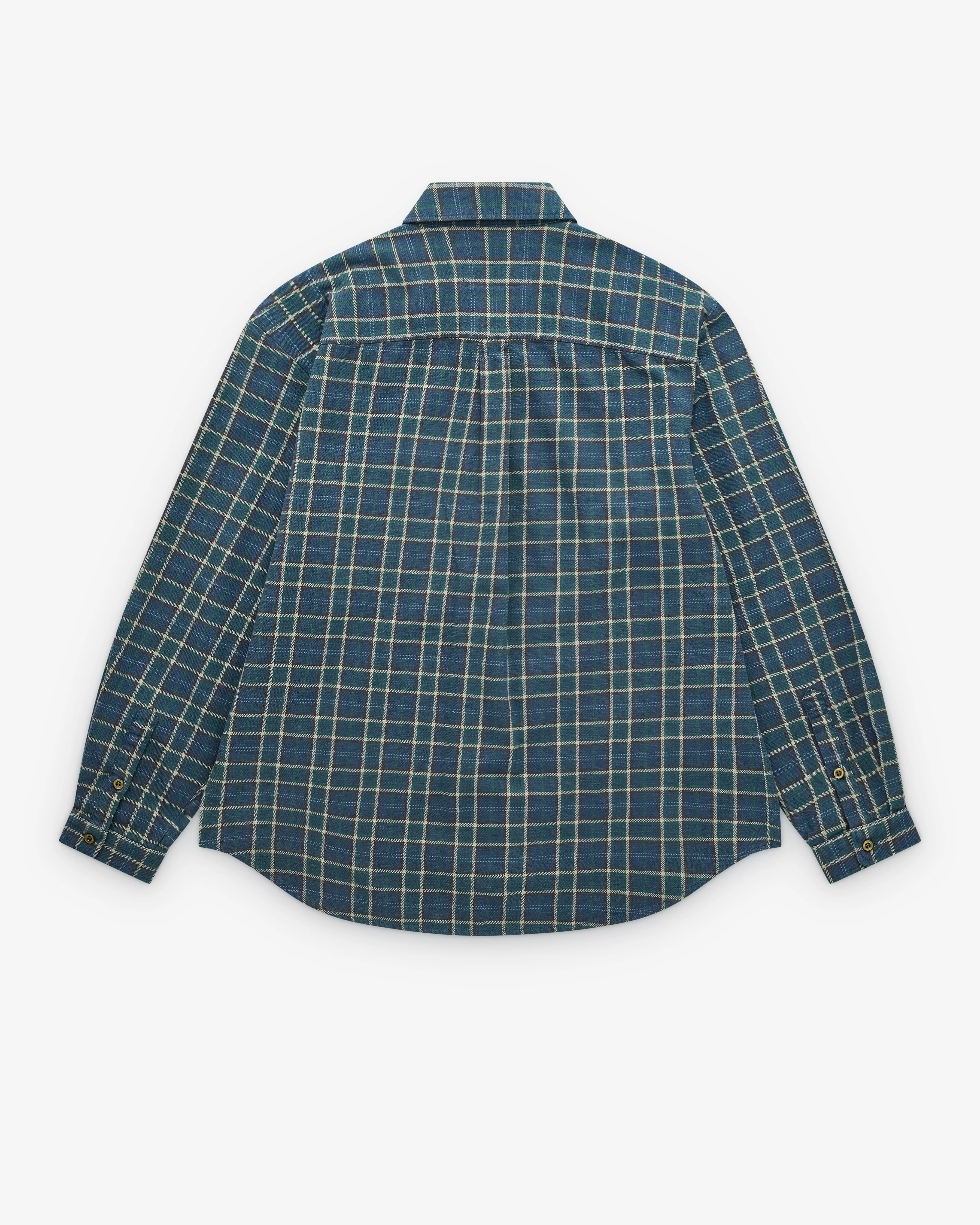 Erl - Green Plaid Overshirt - (Green) - Image 2
