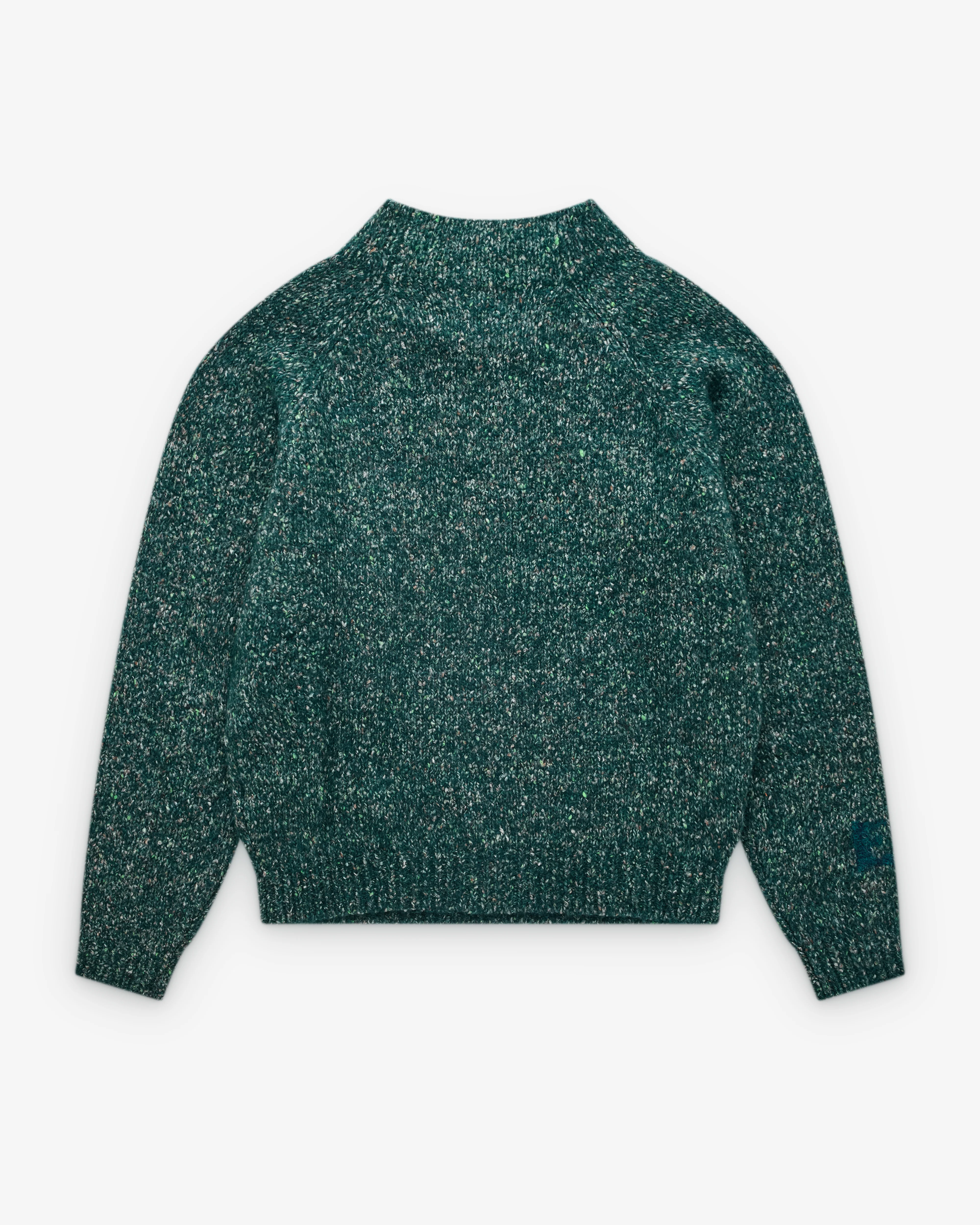 Erl - Wool Blend Sweatshirt - (Dark Green) - Image 2
