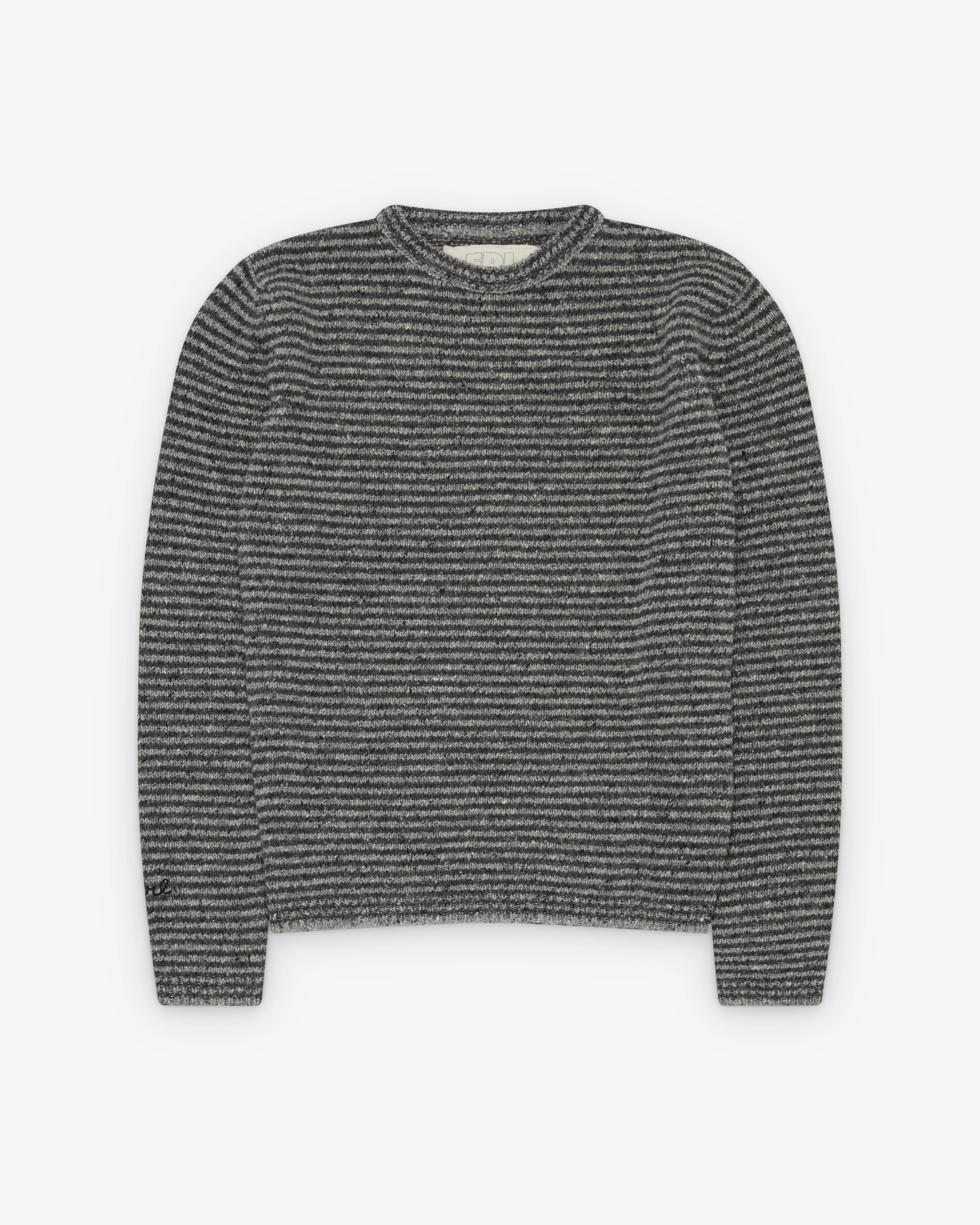 ERL - Thin Wool Crewneck Sweater - (Dark Grey)
