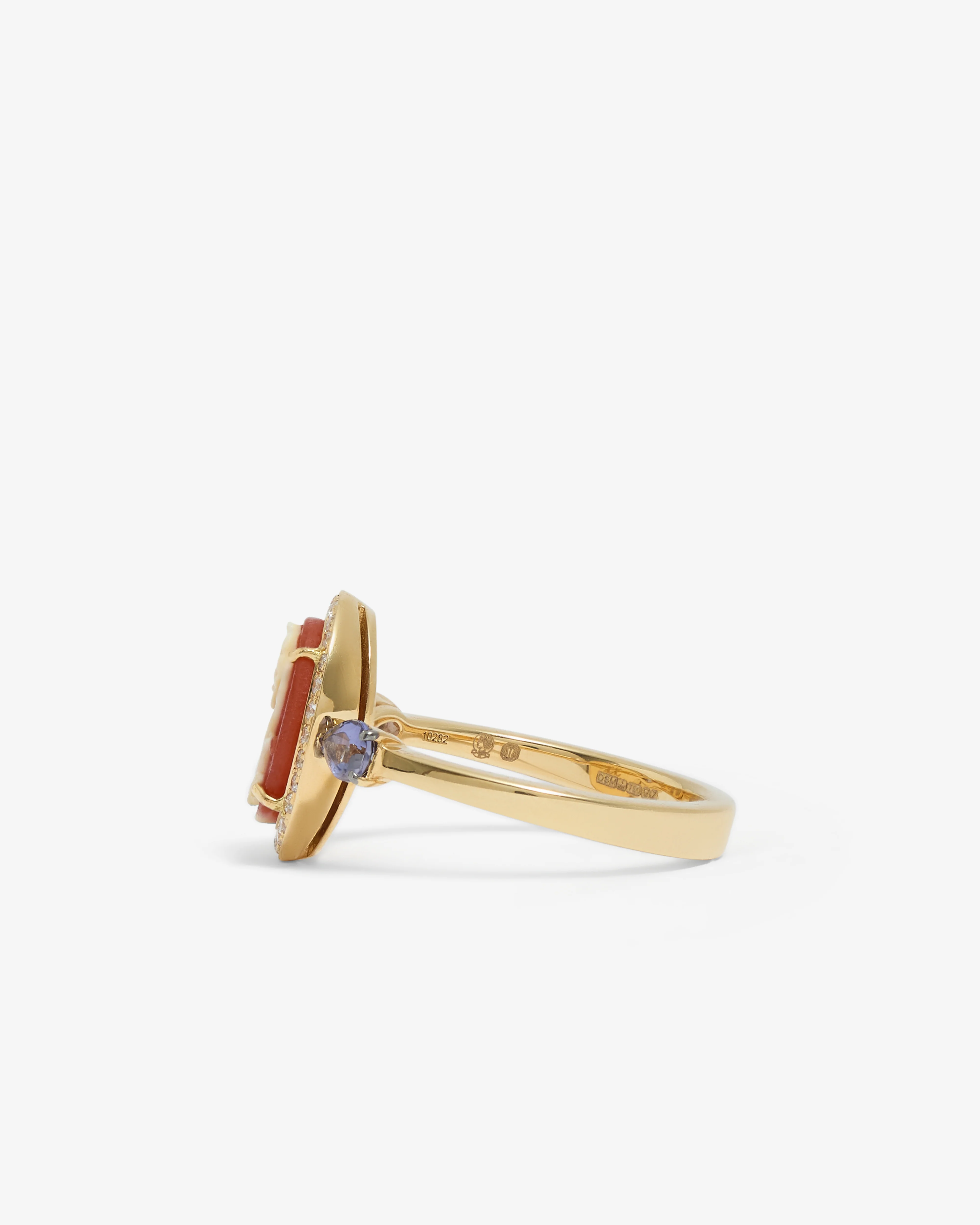Francesca Villa - Morning Dew Ring - (Yellow Gold) - Image 2