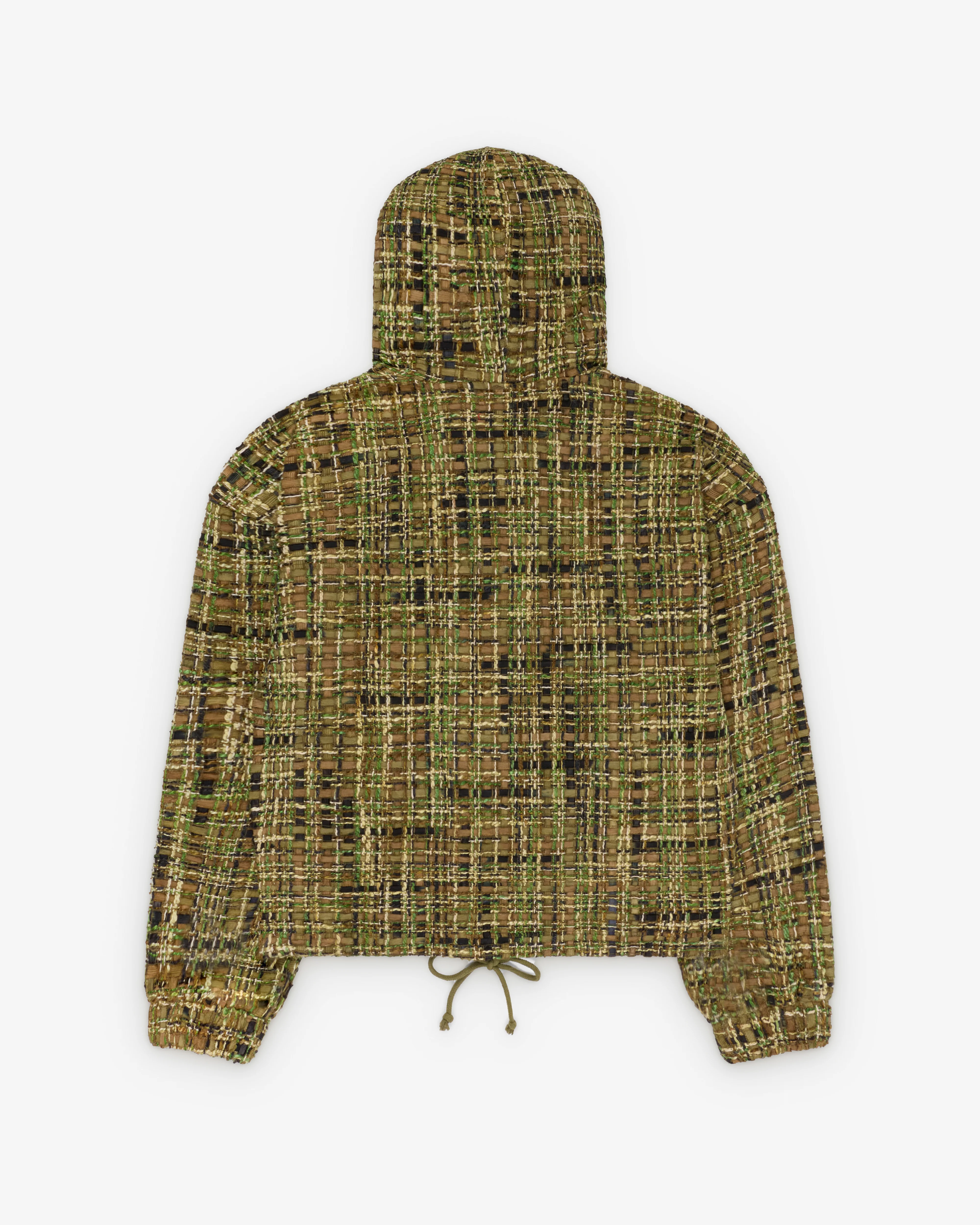 Fugazi - Men's Tweed Zip Hoodie - (Green) - Image 2