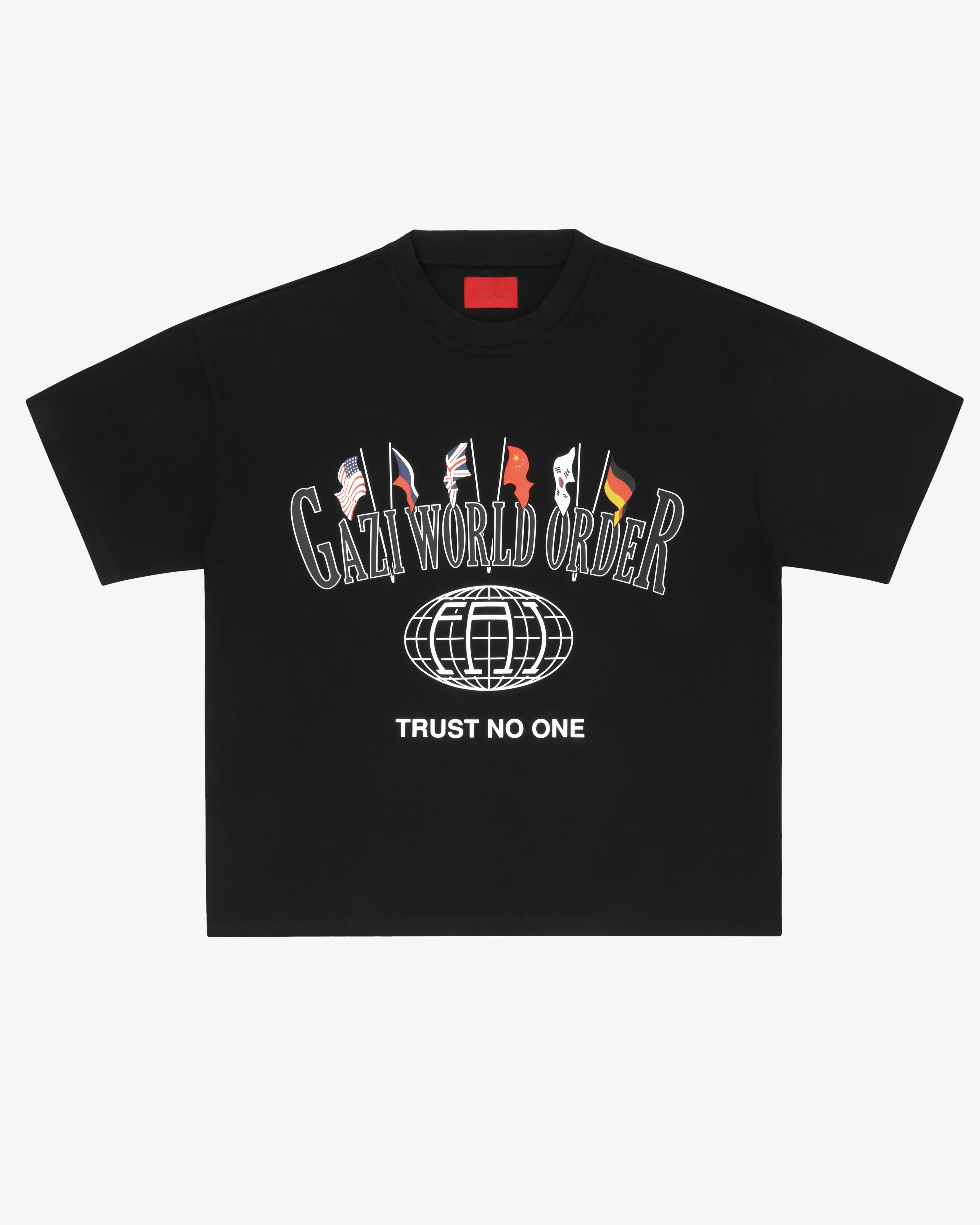 Fugazi - Men’s World Order T-Shirt - (Black)