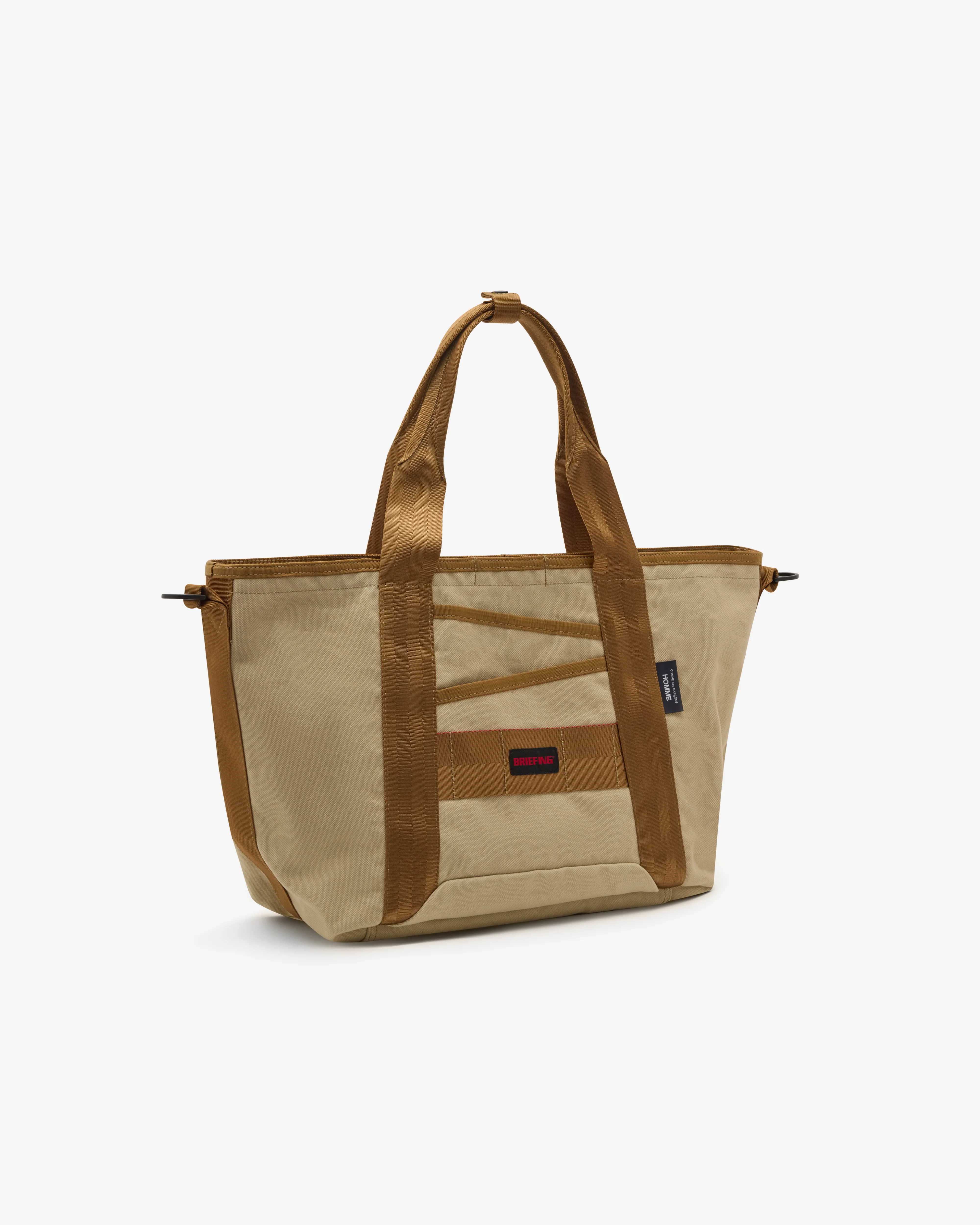 CDG Homme - Men's Briefings Canvas Tote Bag - (Beige) - Image 2