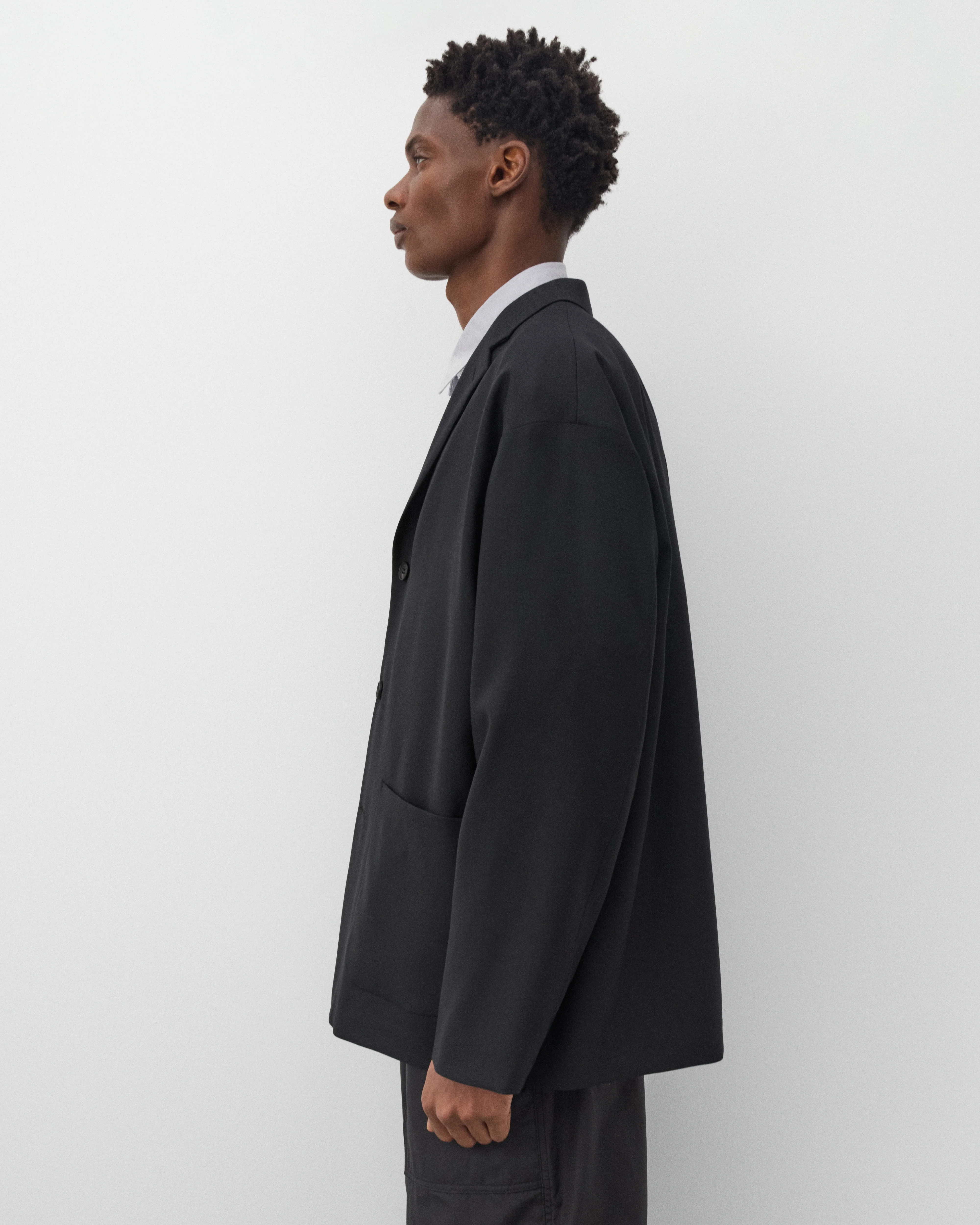 CDG Homme - Men's Relaxed Fit Blazer - (Black) - Image 4