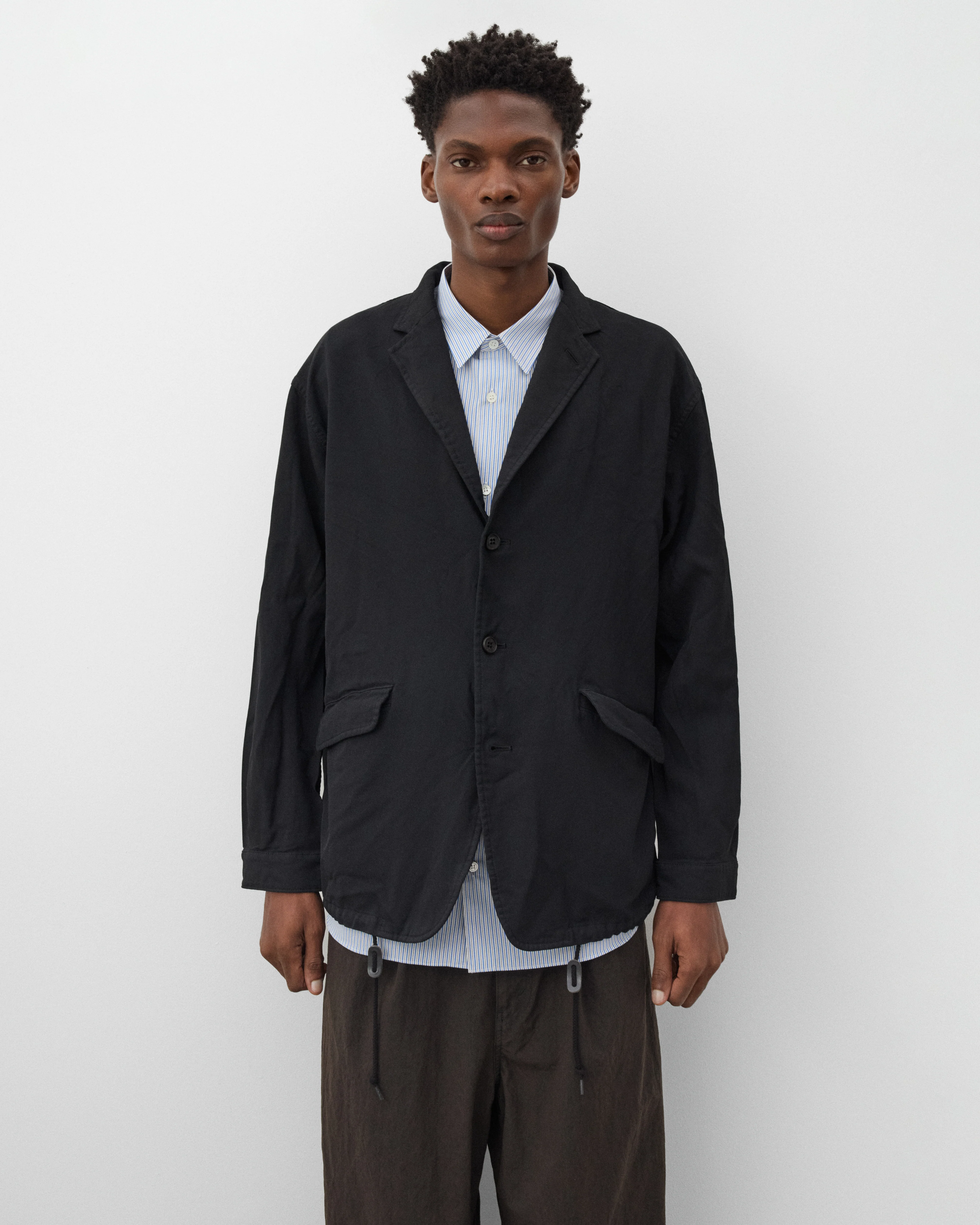 CDG Homme - Men's Garment Dyed Blazer - (Black) - Image 3