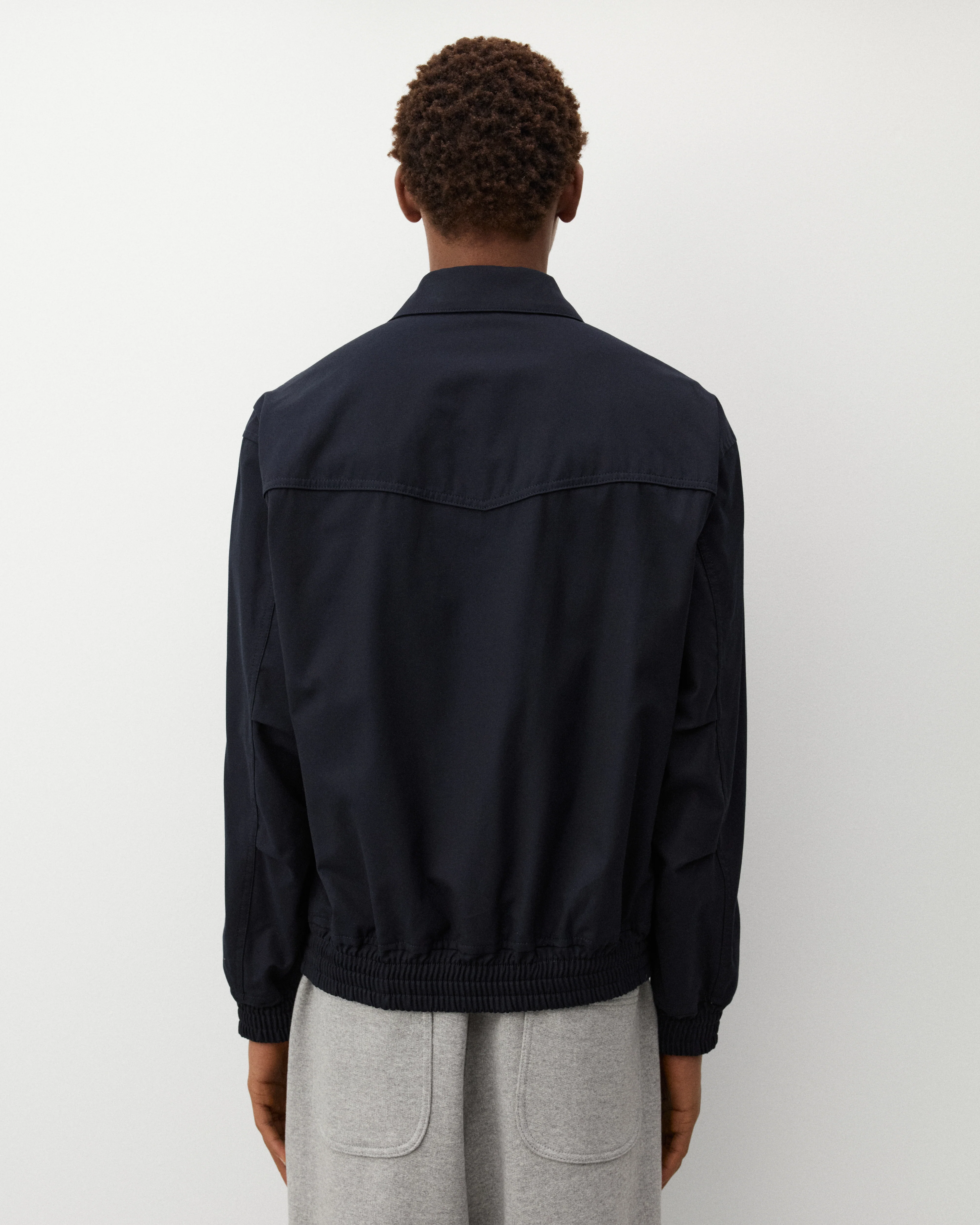 CDG Homme - Men's Harrington Jacket - (Navy) - Image 5